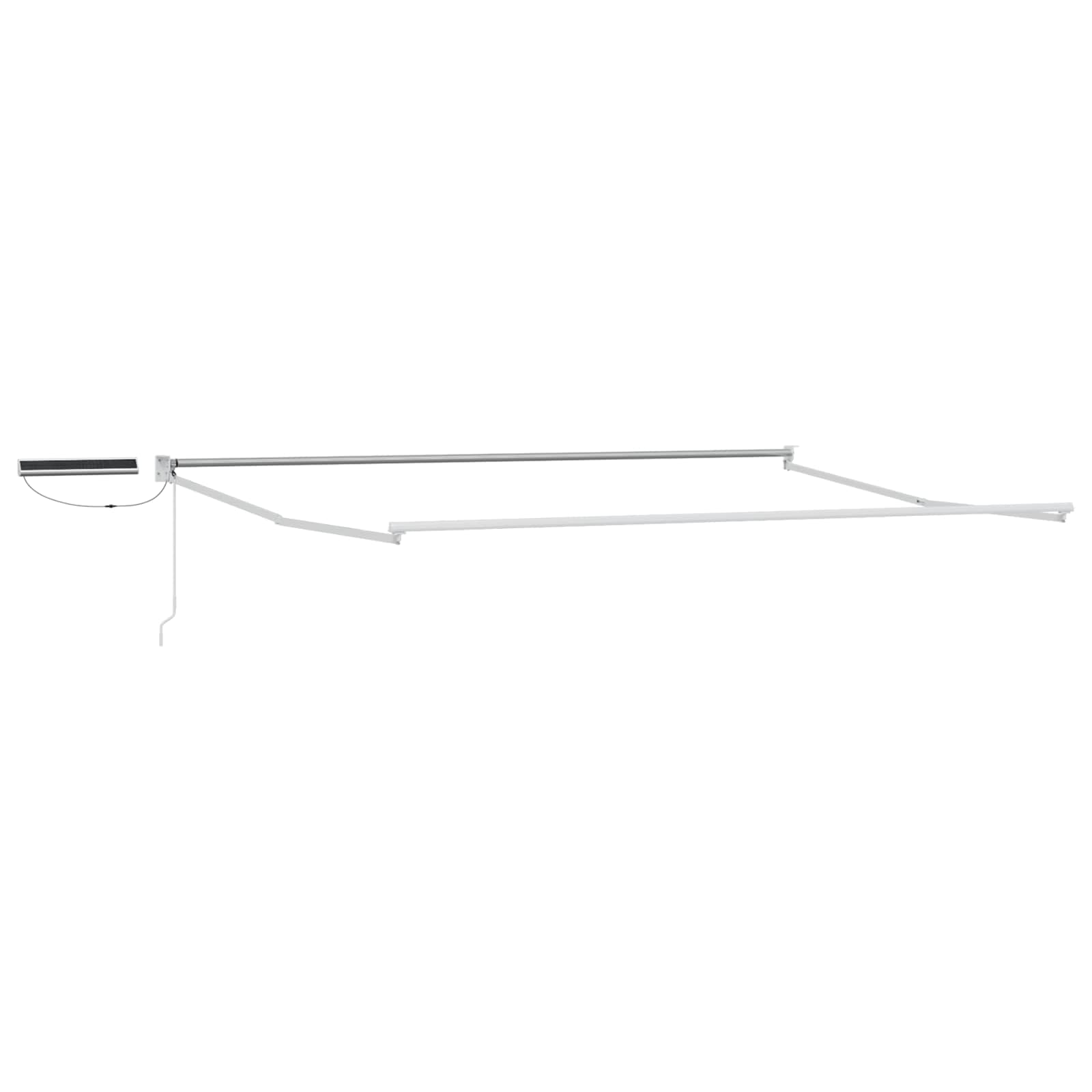 Struttura della tenda elettrica retrattile Bianco 4 × 3 m