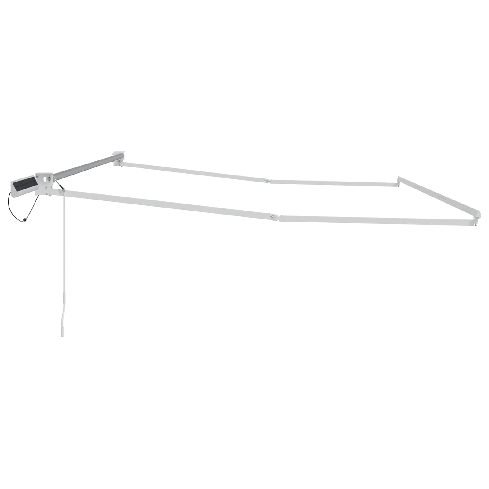 Struttura della tenda elettrica retrattile Bianco 5 x 3 m