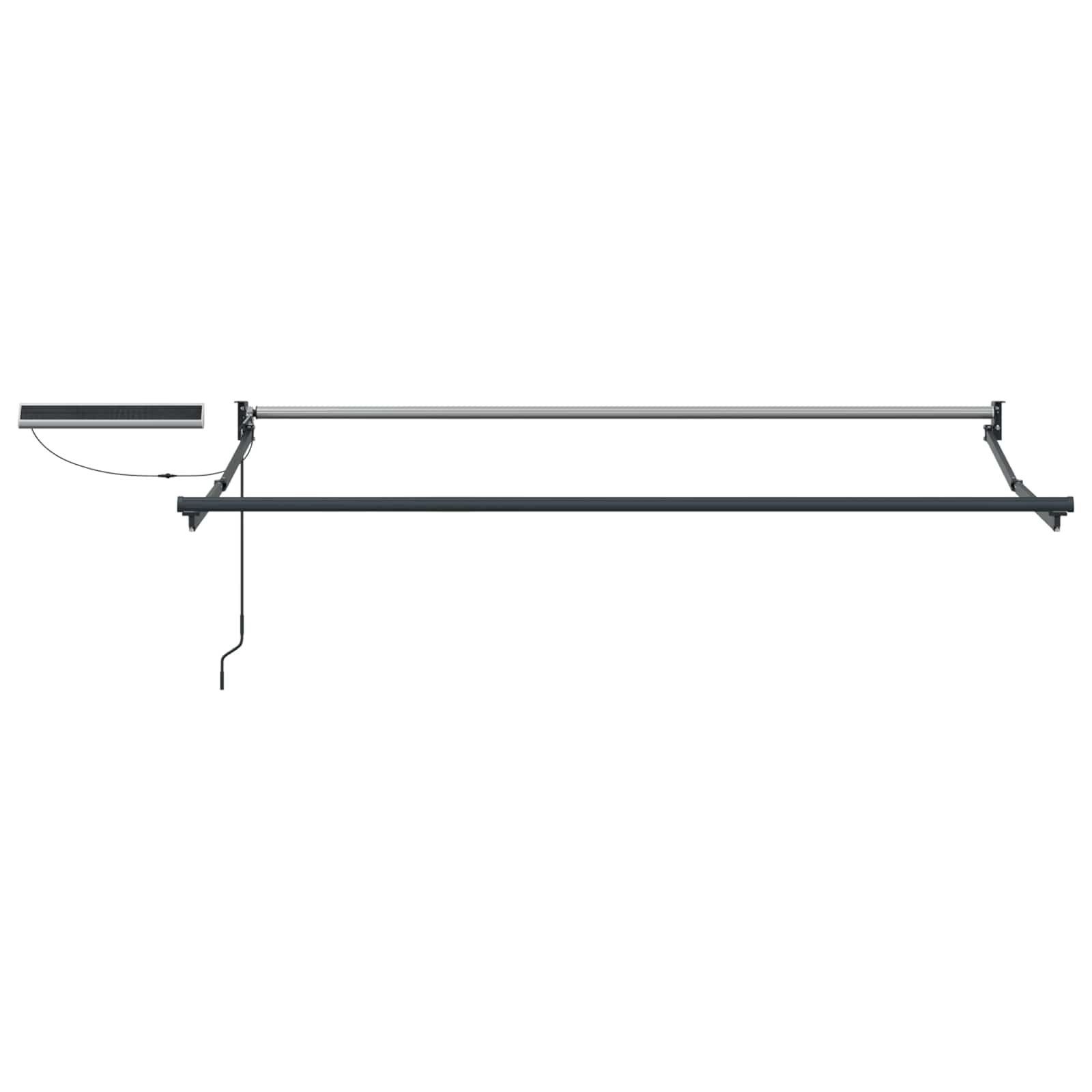 Struttura della tenda elettrica retrattile Antracite 3 x 2,5 m