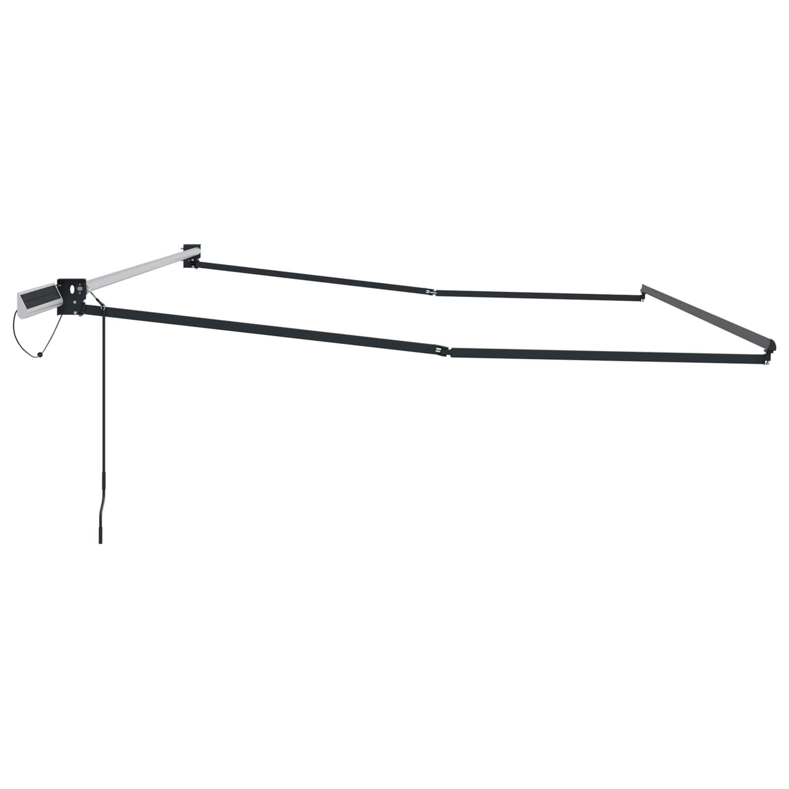 Struttura della tenda elettrica retrattile Antracite 4 × 3 m