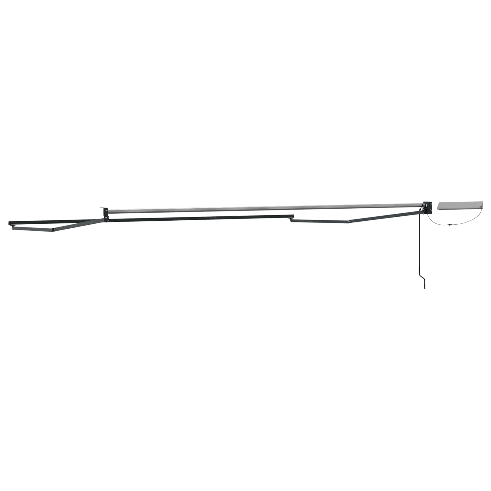 Struttura della tenda elettrica retrattile Antracite 4,5 × 3 m