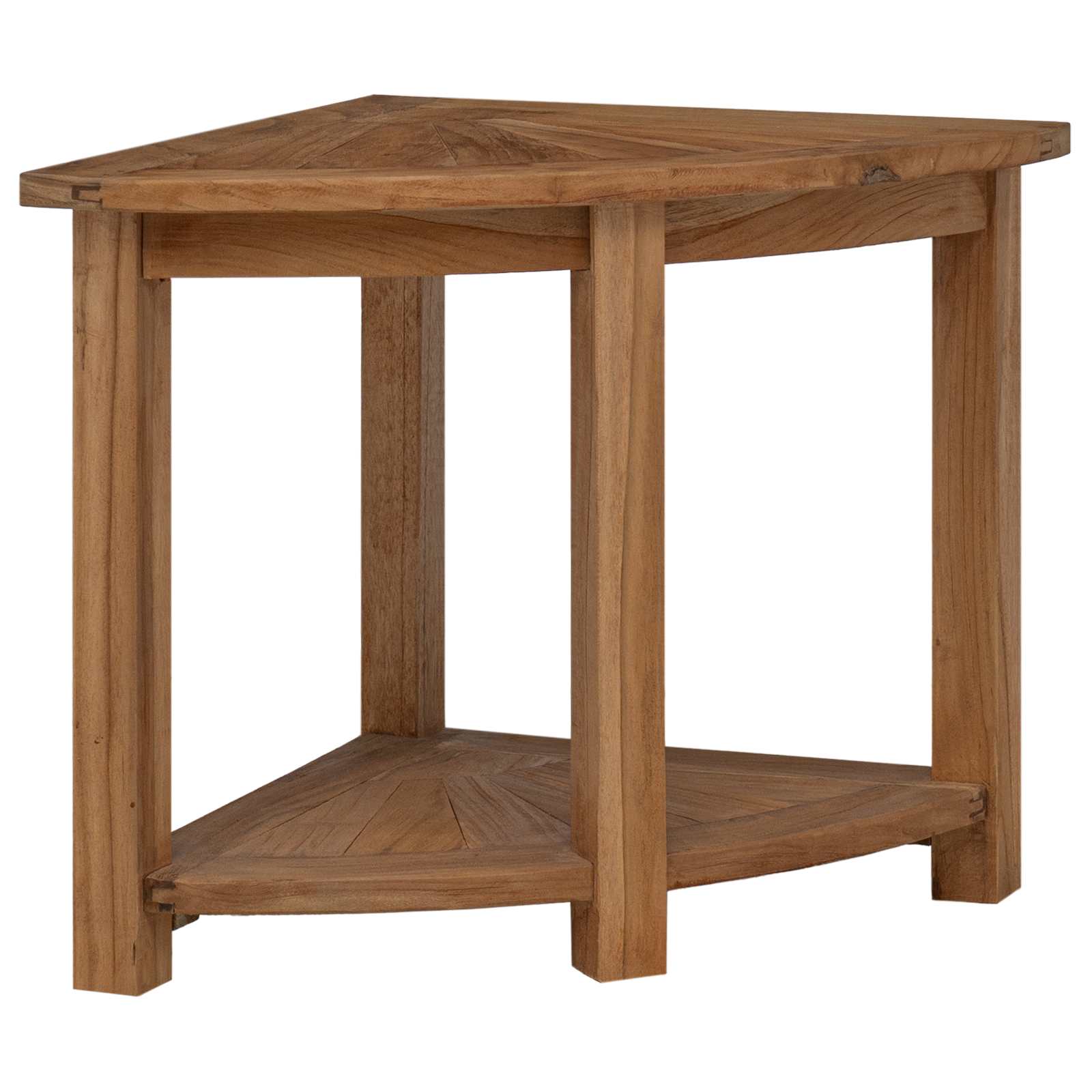Tavolo Laterale da Bagno Naturale 45 x 45 x 46 cm