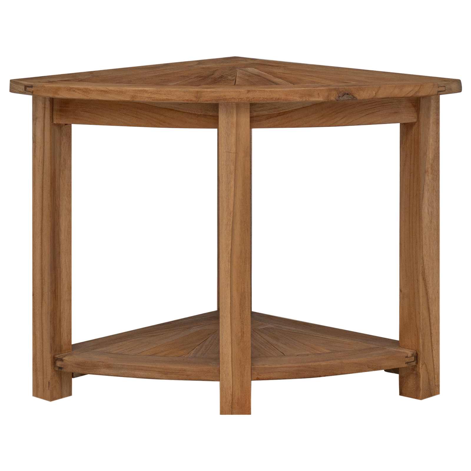 Tavolo Laterale da Bagno Naturale 45 x 45 x 46 cm
