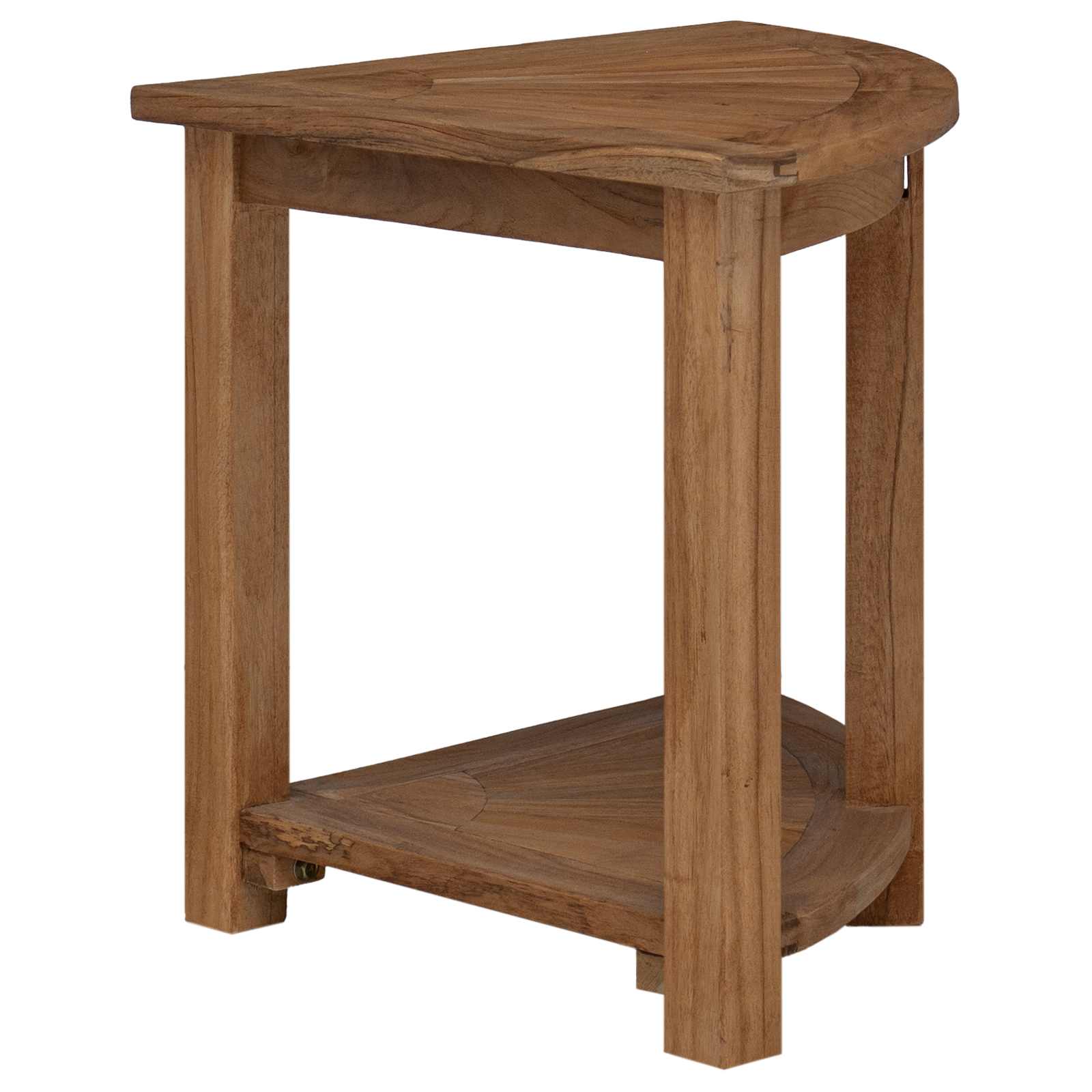 Tavolo Laterale da Bagno Naturale 45 x 45 x 46 cm