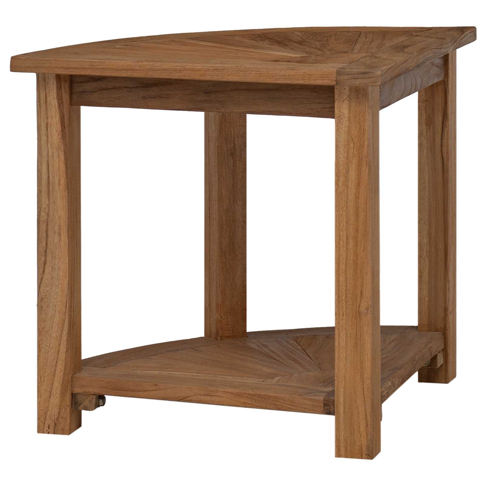 Tavolo Laterale da Bagno Naturale 45 x 45 x 46 cm
