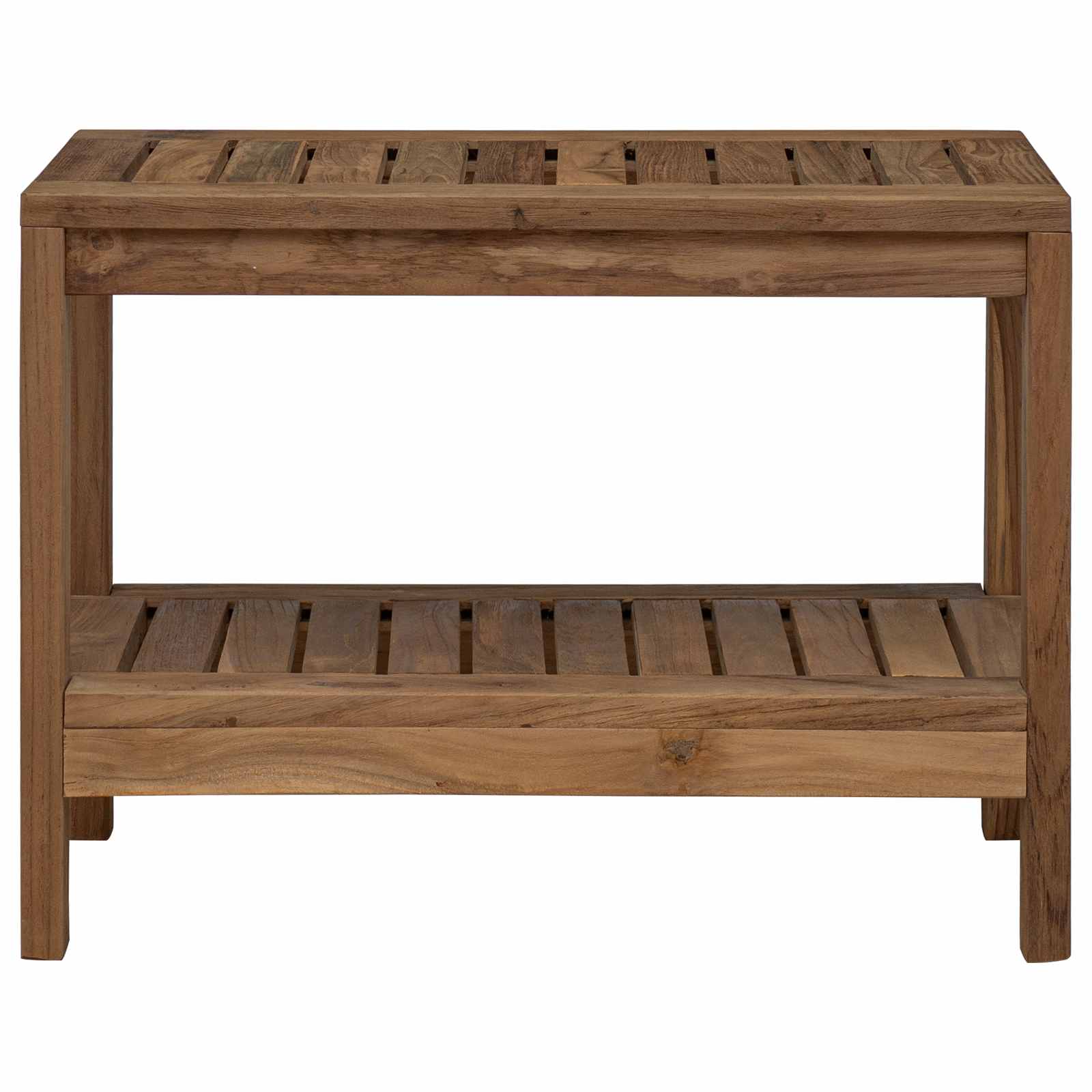 Tavolo Laterale da Bagno Naturale 60 x 30 x 45 cm