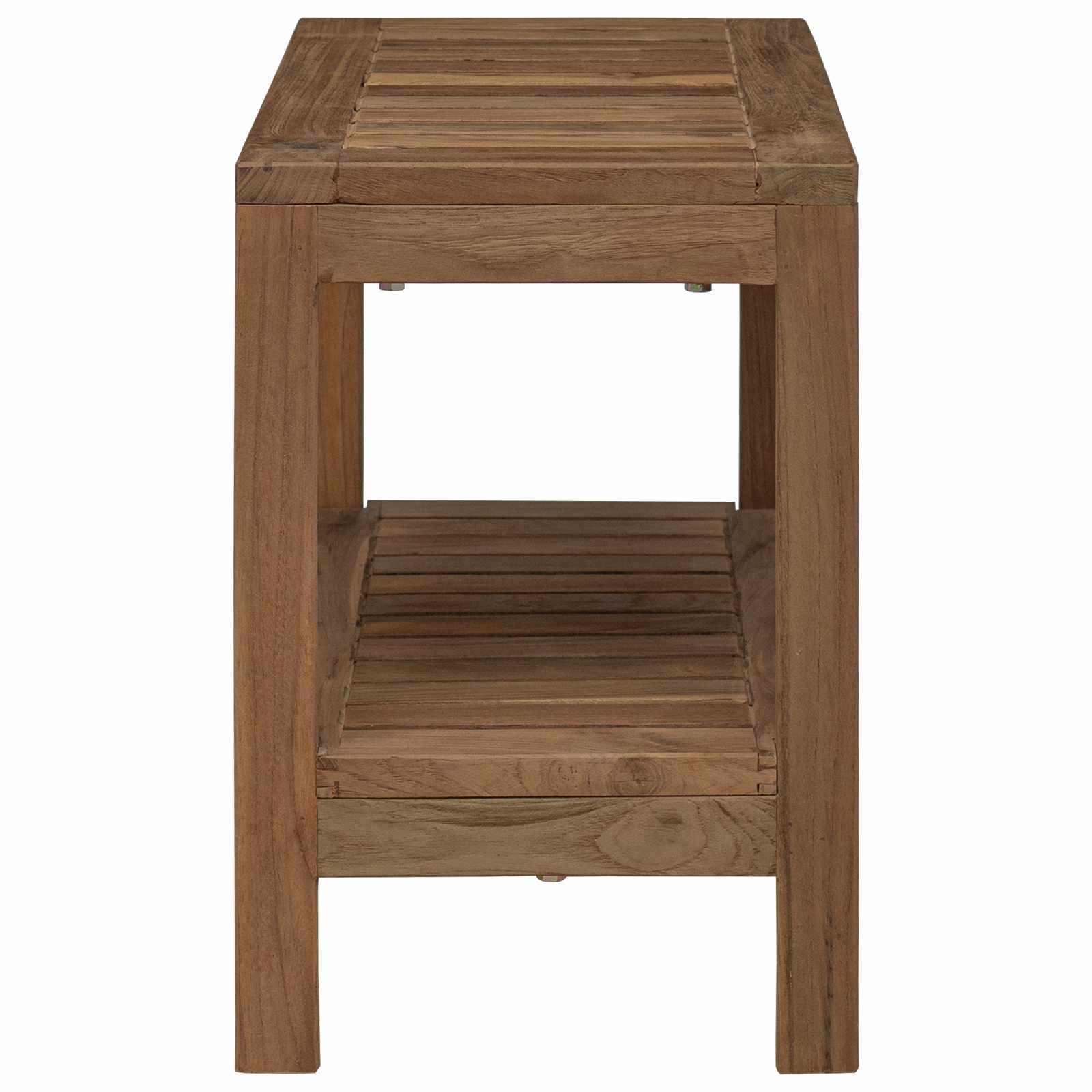 Tavolo Laterale da Bagno Naturale 60 x 30 x 45 cm