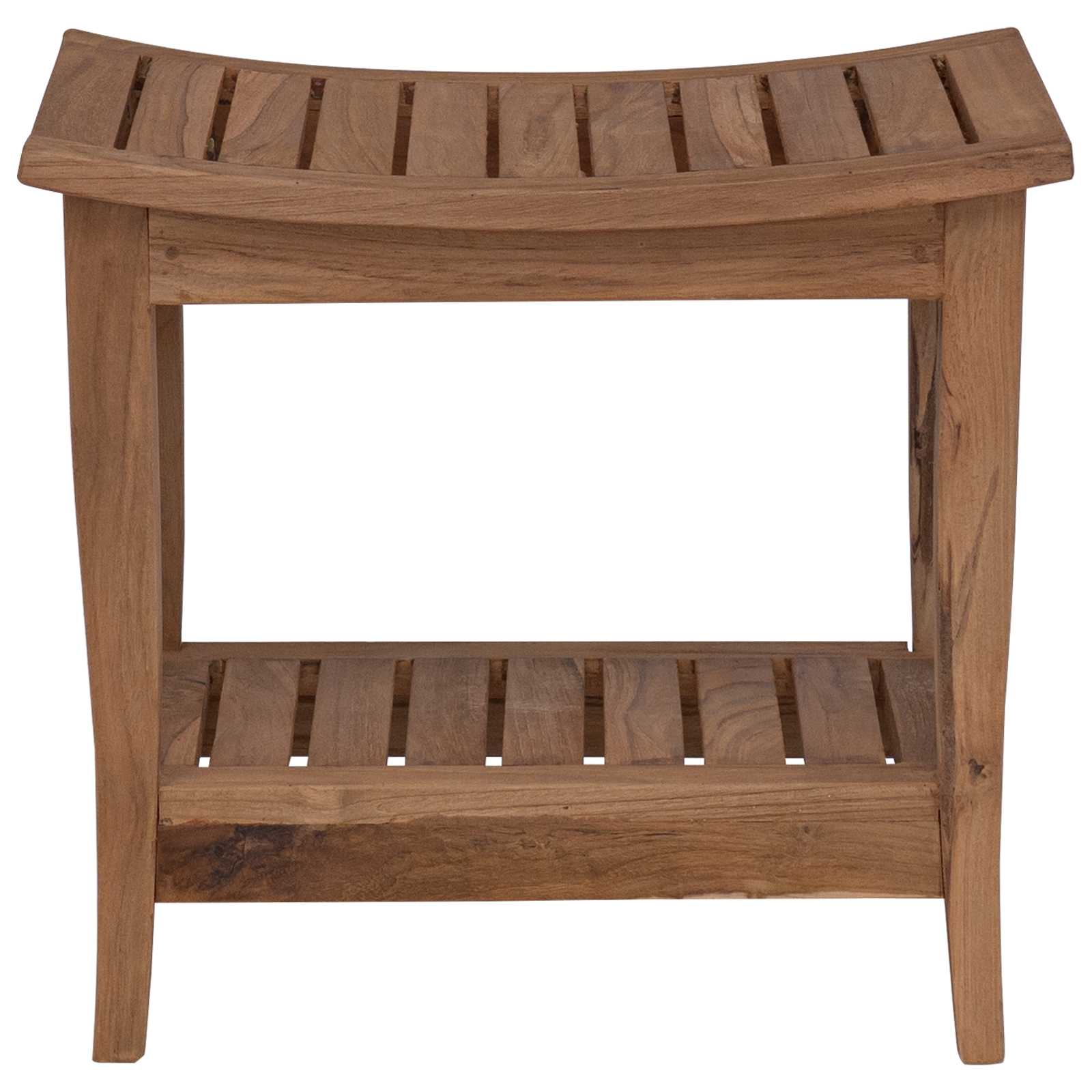 Tavolo Laterale da Bagno Naturale 50 x 35 x 45 cm