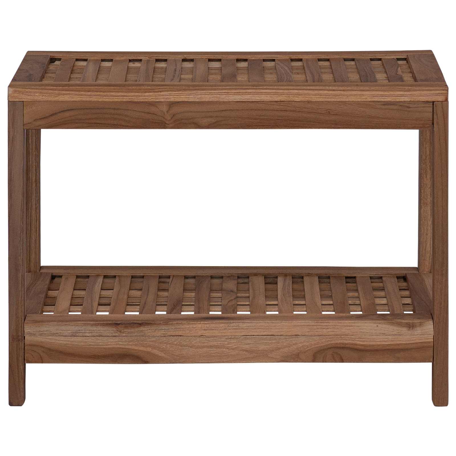Tavolo Laterale da Bagno Naturale 60 x 30 x 45 cm