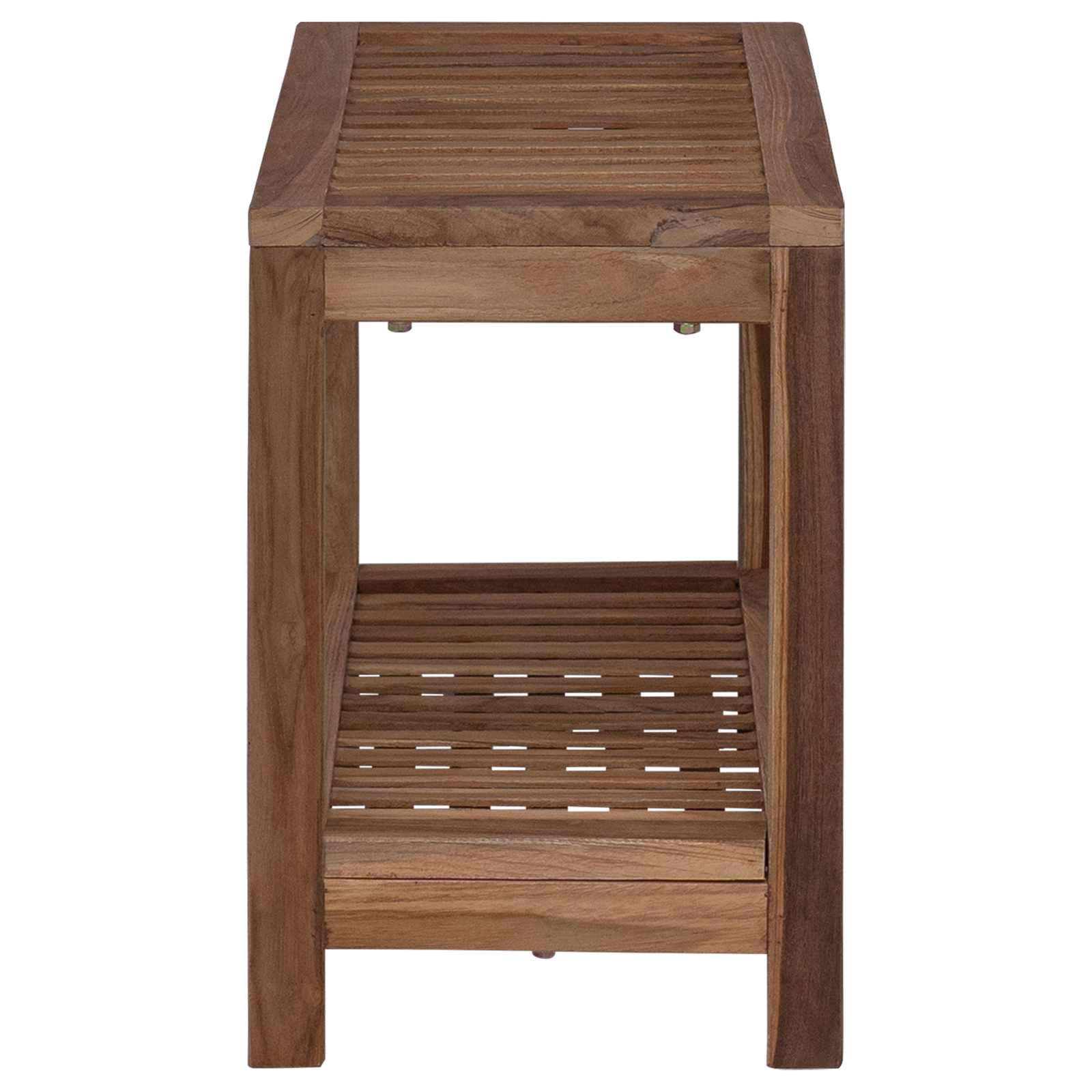 Tavolo Laterale da Bagno Naturale 60 x 30 x 45 cm