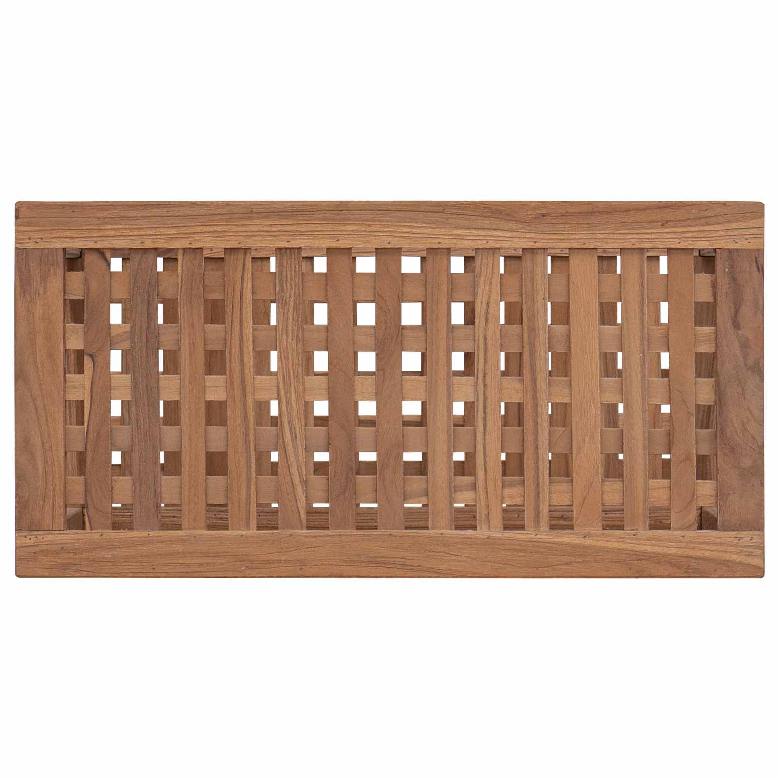 Tavolo Laterale da Bagno Naturale 60 x 30 x 45 cm