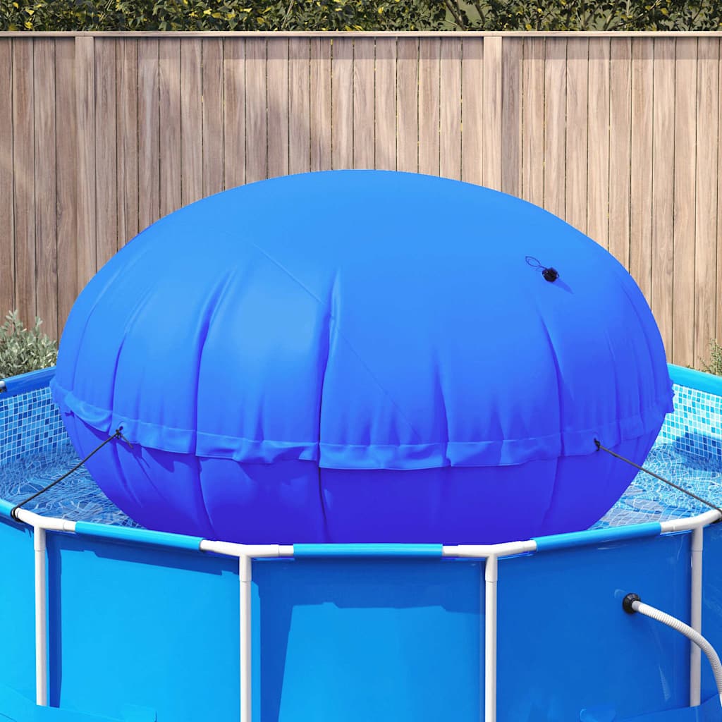 Cuscino invernale per piscina Blu Ø 220 x 140 cm PVC