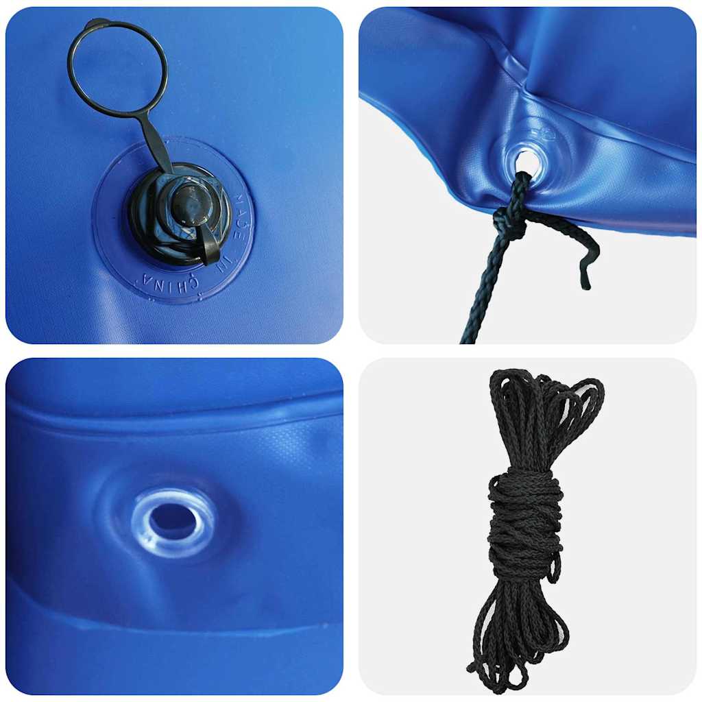 Cuscino invernale per piscina Blu Ø 220 x 140 cm PVC