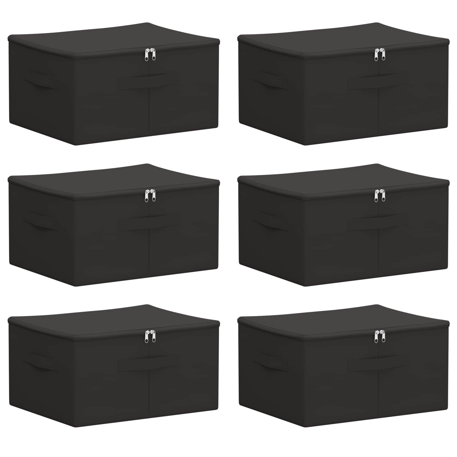 Scatola di Stoccaggio 6 pz Tessuto non tessuto 43 x 34 x 23 cm