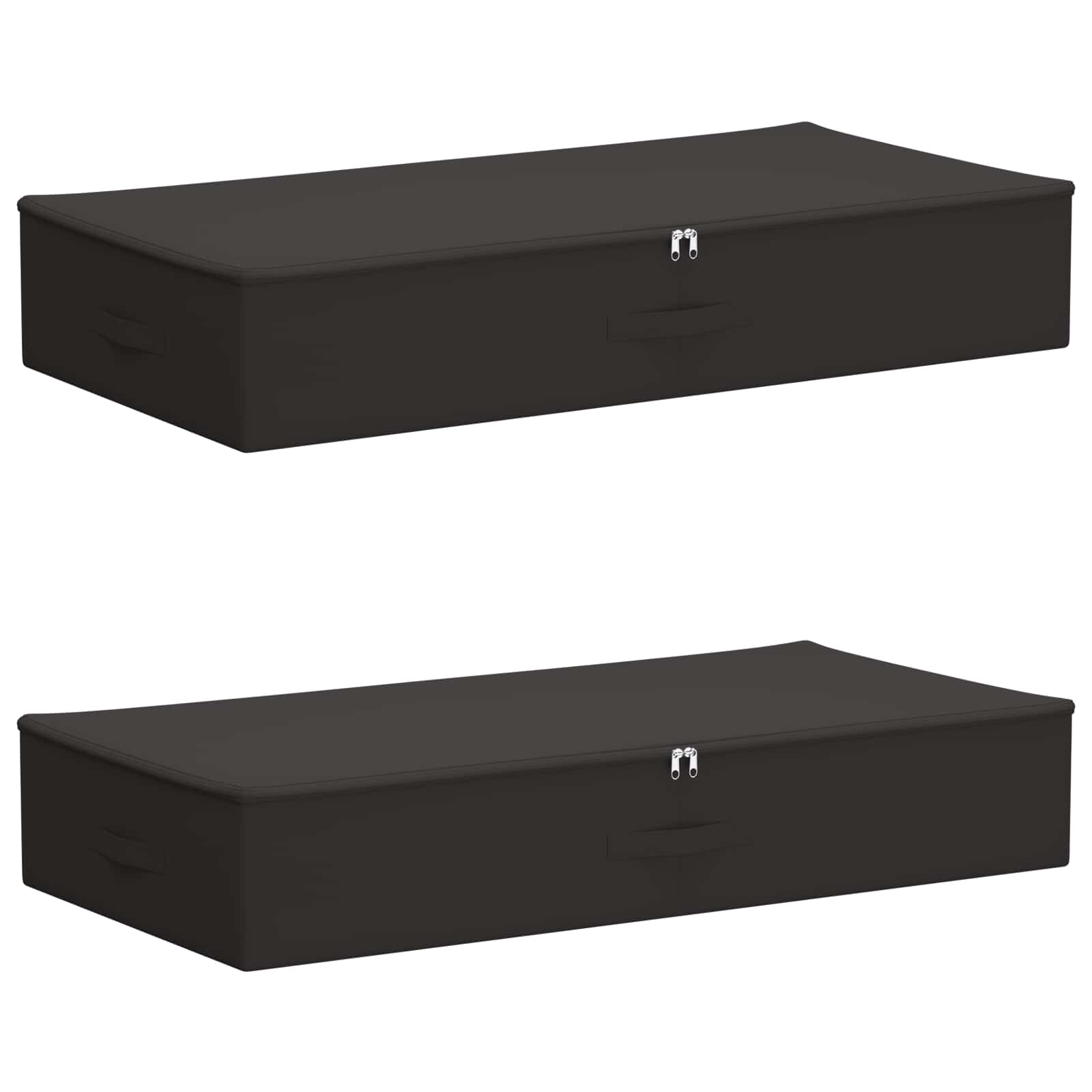 Scatola di Stoccaggio 2 pz Tessuto non tessuto 90 x 48 x 15 cm
