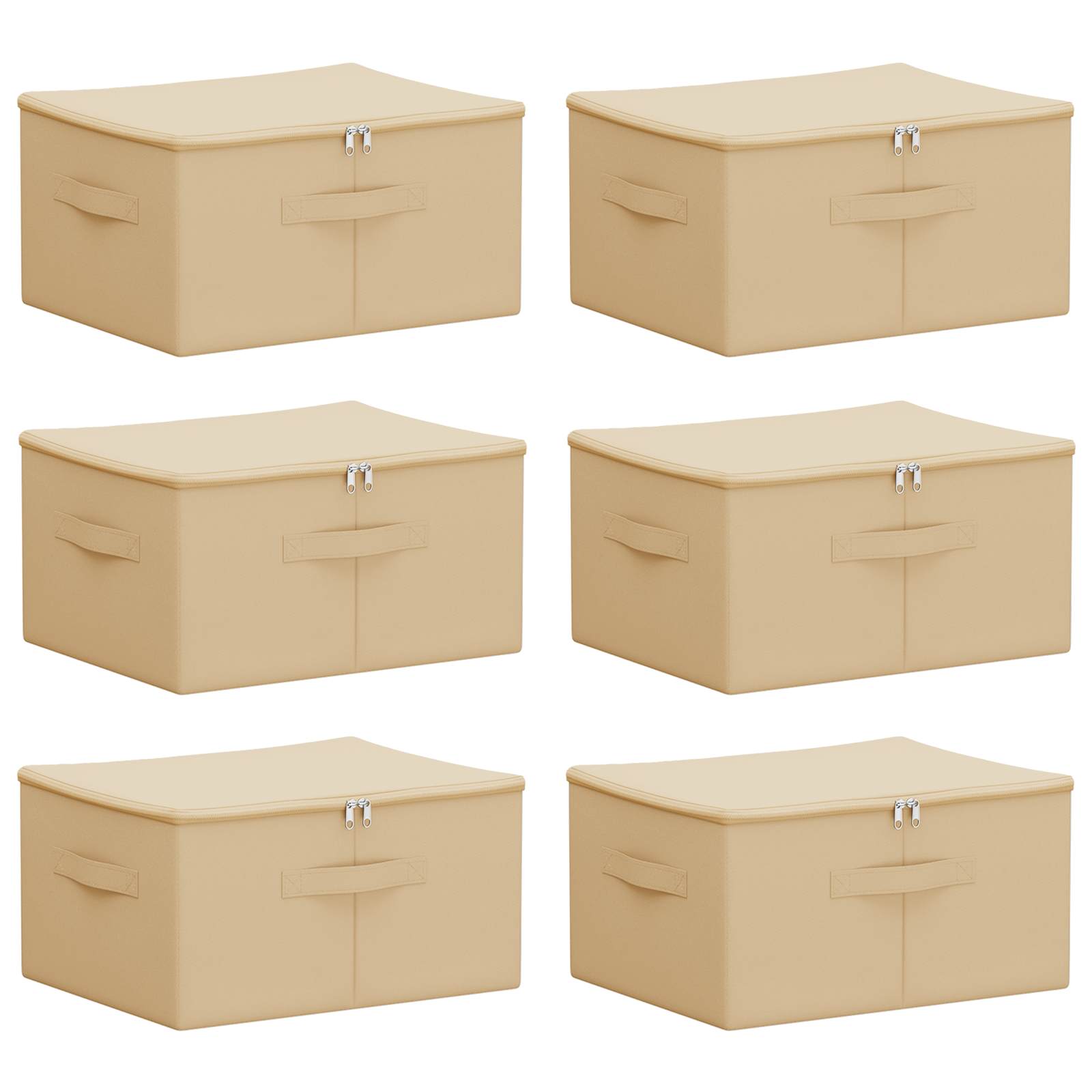 Scatola di Stoccaggio 6 pz Tessuto non tessuto 43 x 34 x 23 cm