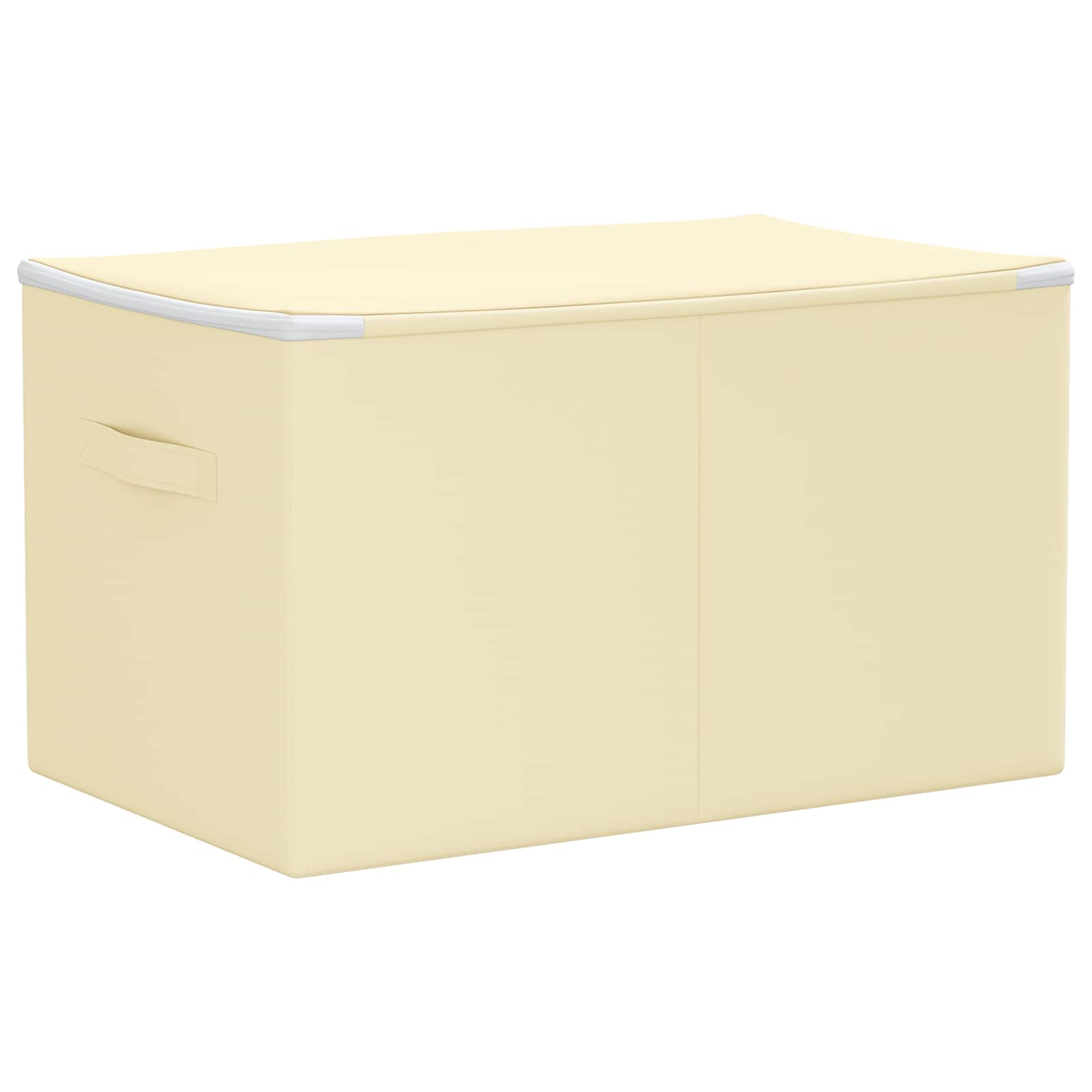 Scatola di Stoccaggio Tessuto non tessuto 55 x 35 x 32 cm Crema