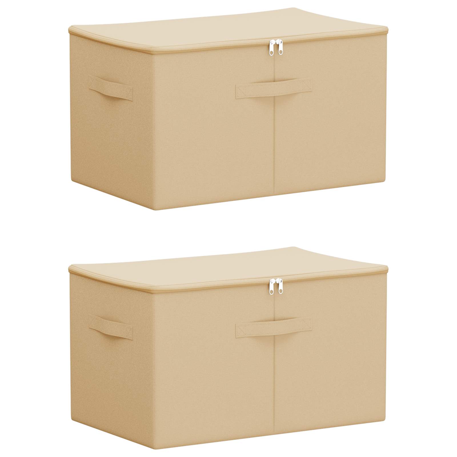 Scatola di Stoccaggio 2 pz Tessuto non tessuto 55 x 35 x 32 cm