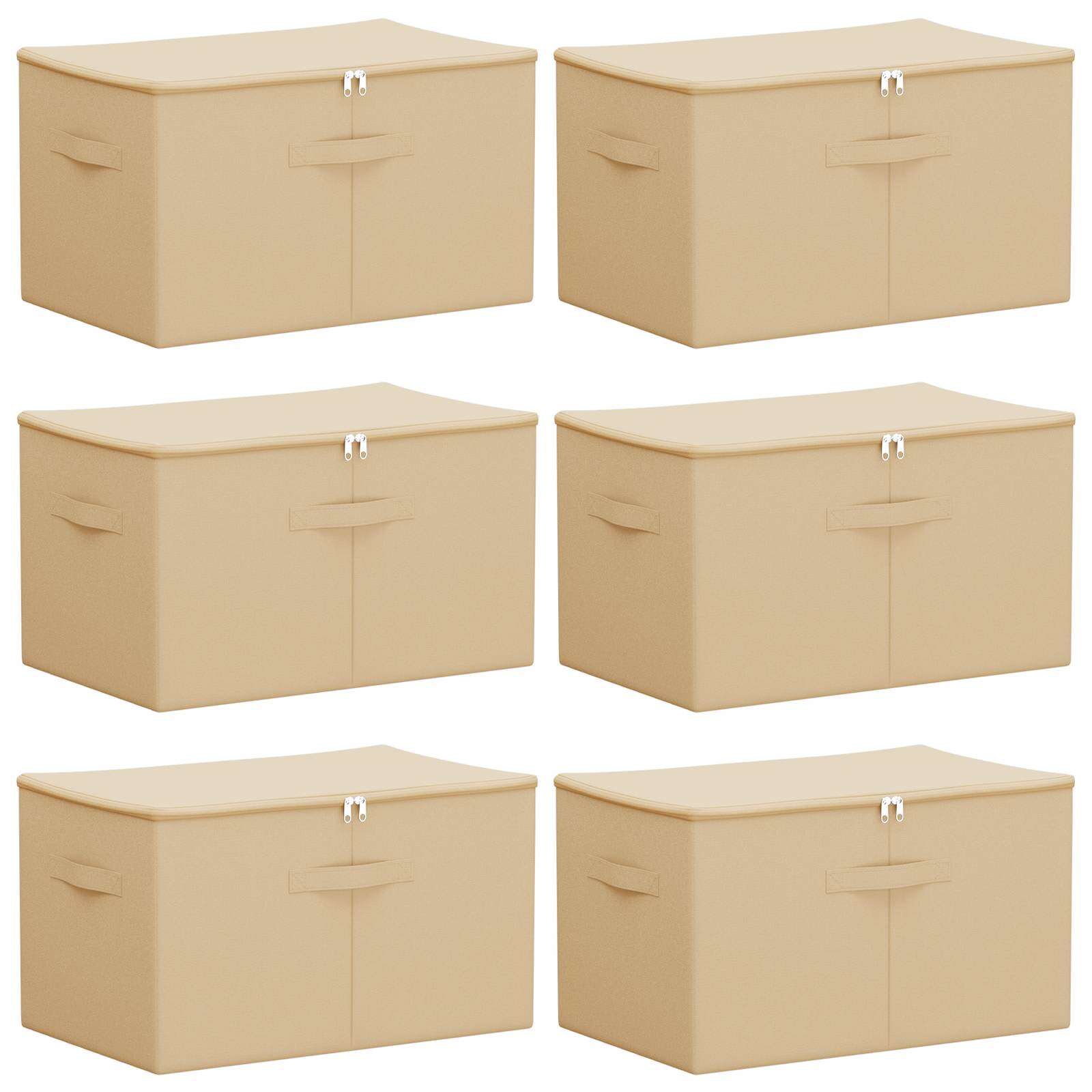 Scatola di Stoccaggio 6 pz Tessuto non tessuto 55 x 35 x 32 cm