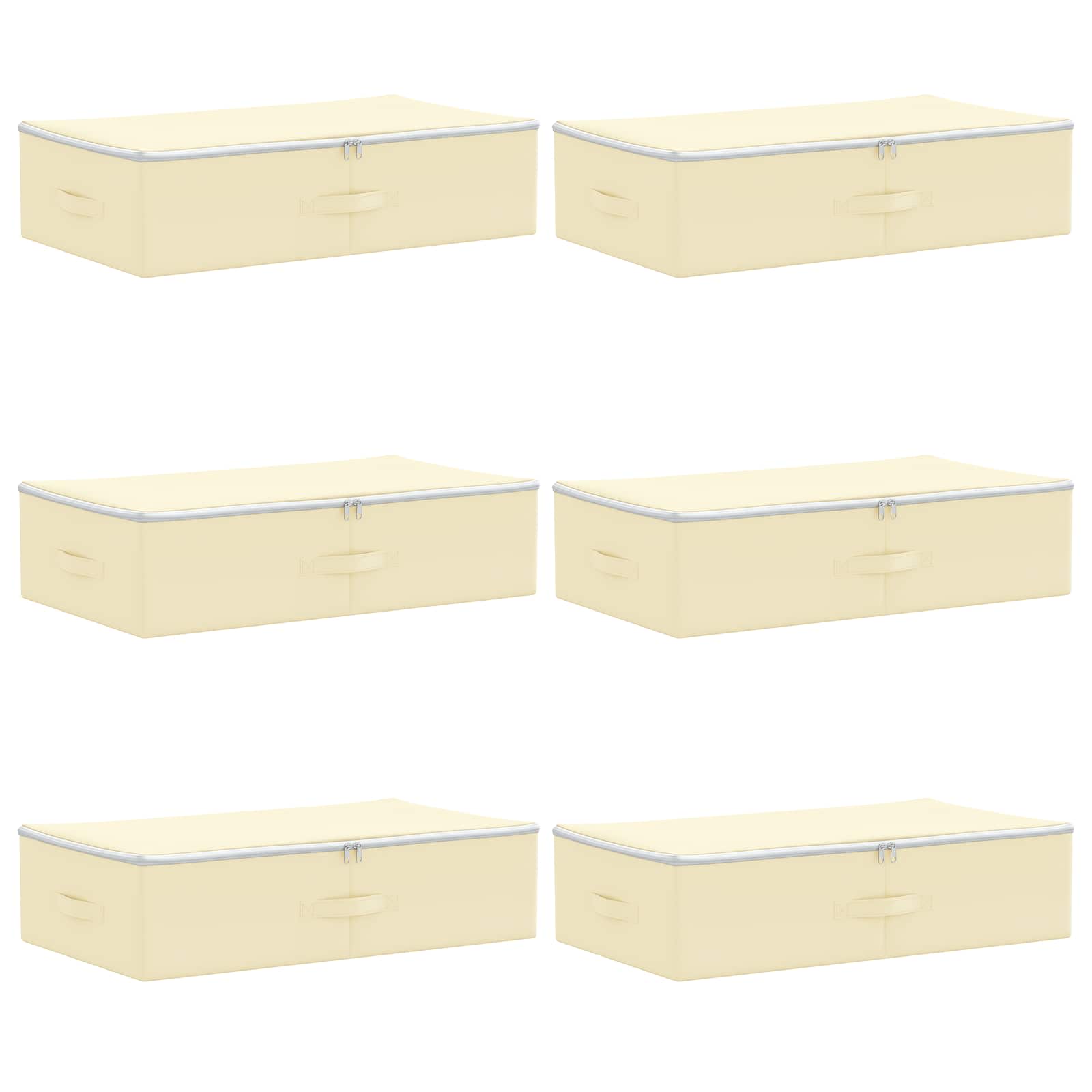 Scatola di Stoccaggio 6 pz Tessuto non tessuto 70 x 40 x 18 cm