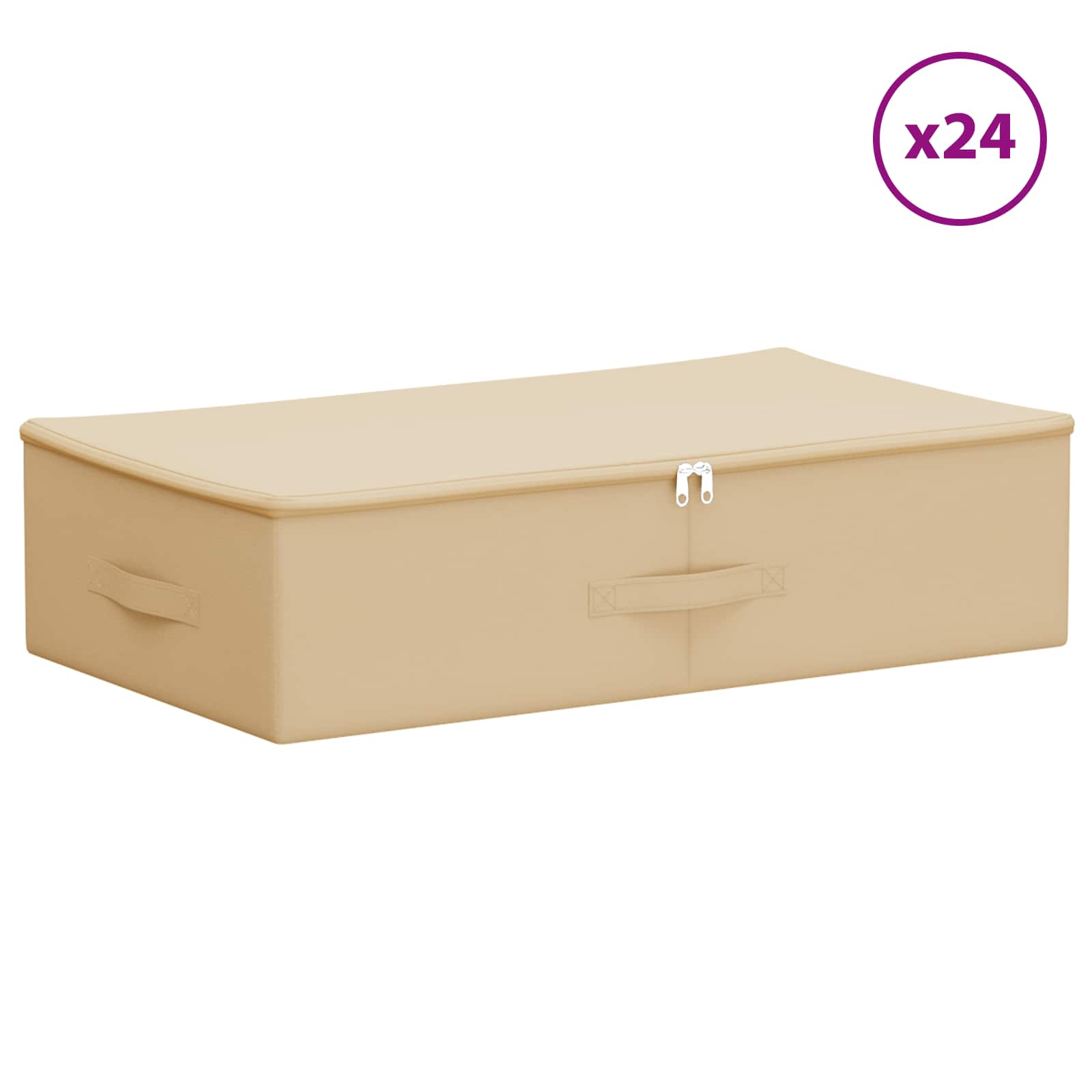 Scatola di Stoccaggio 24 pz Tessuto non tessuto 70 x 40 x 18 cm