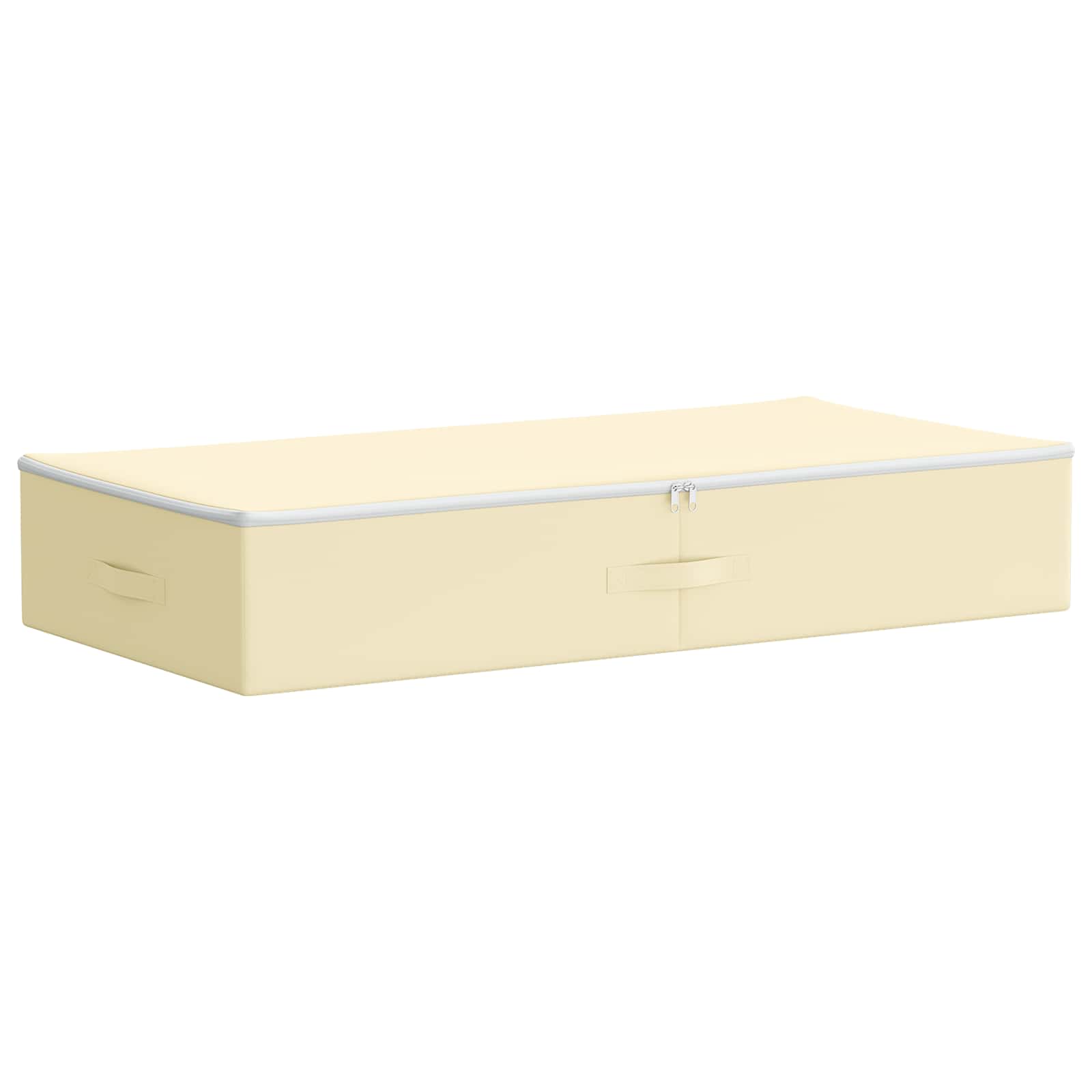 Scatola di Stoccaggio Tessuto non tessuto 90 x 48 x 15 cm Crema
