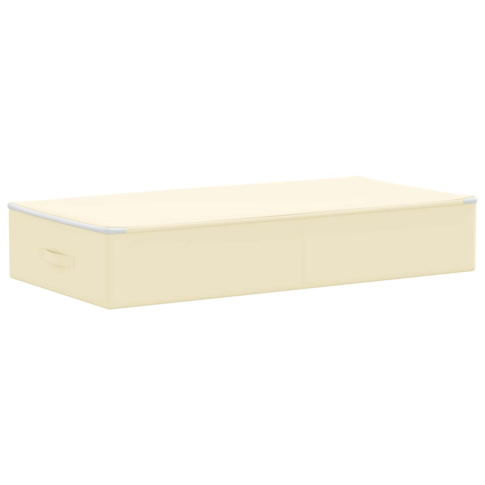Scatola di Stoccaggio Tessuto non tessuto 90 x 48 x 15 cm Crema
