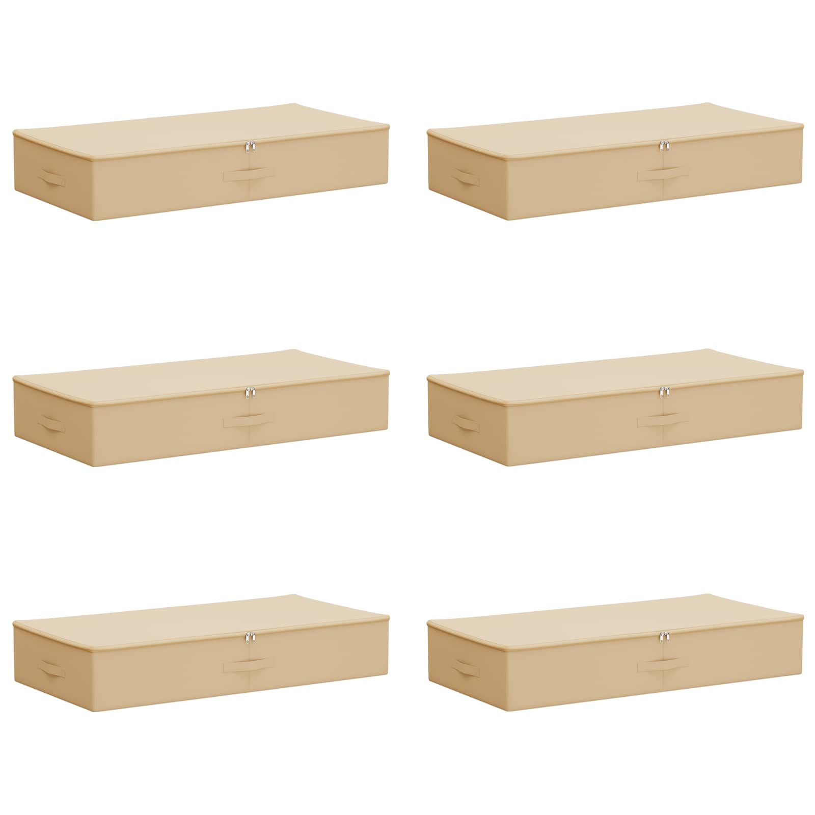 Scatola di Stoccaggio 6 pz Tessuto non tessuto 90 x 48 x 15 cm