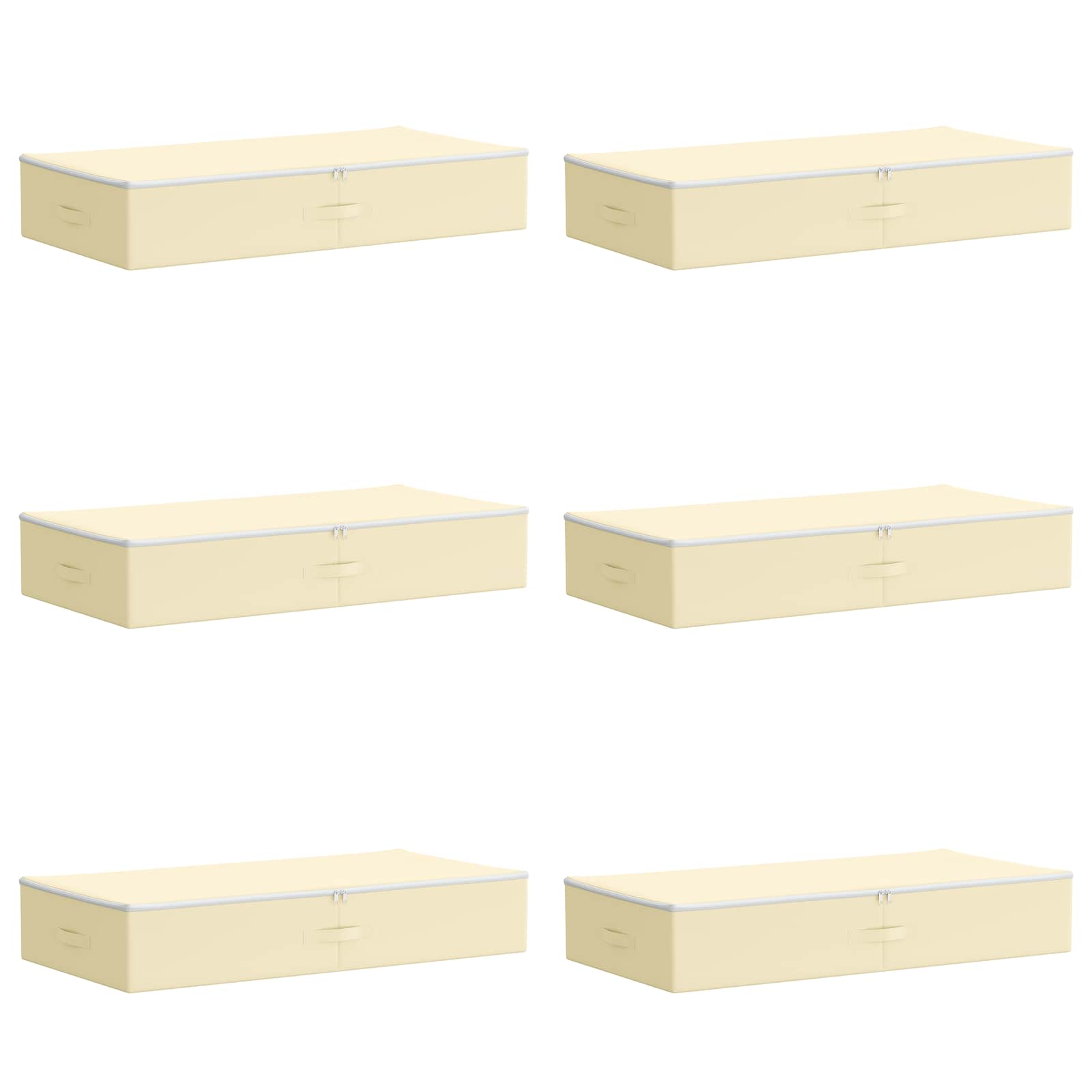 Scatola di Stoccaggio 6 pz Tessuto non tessuto 100 x 50 x 18 cm