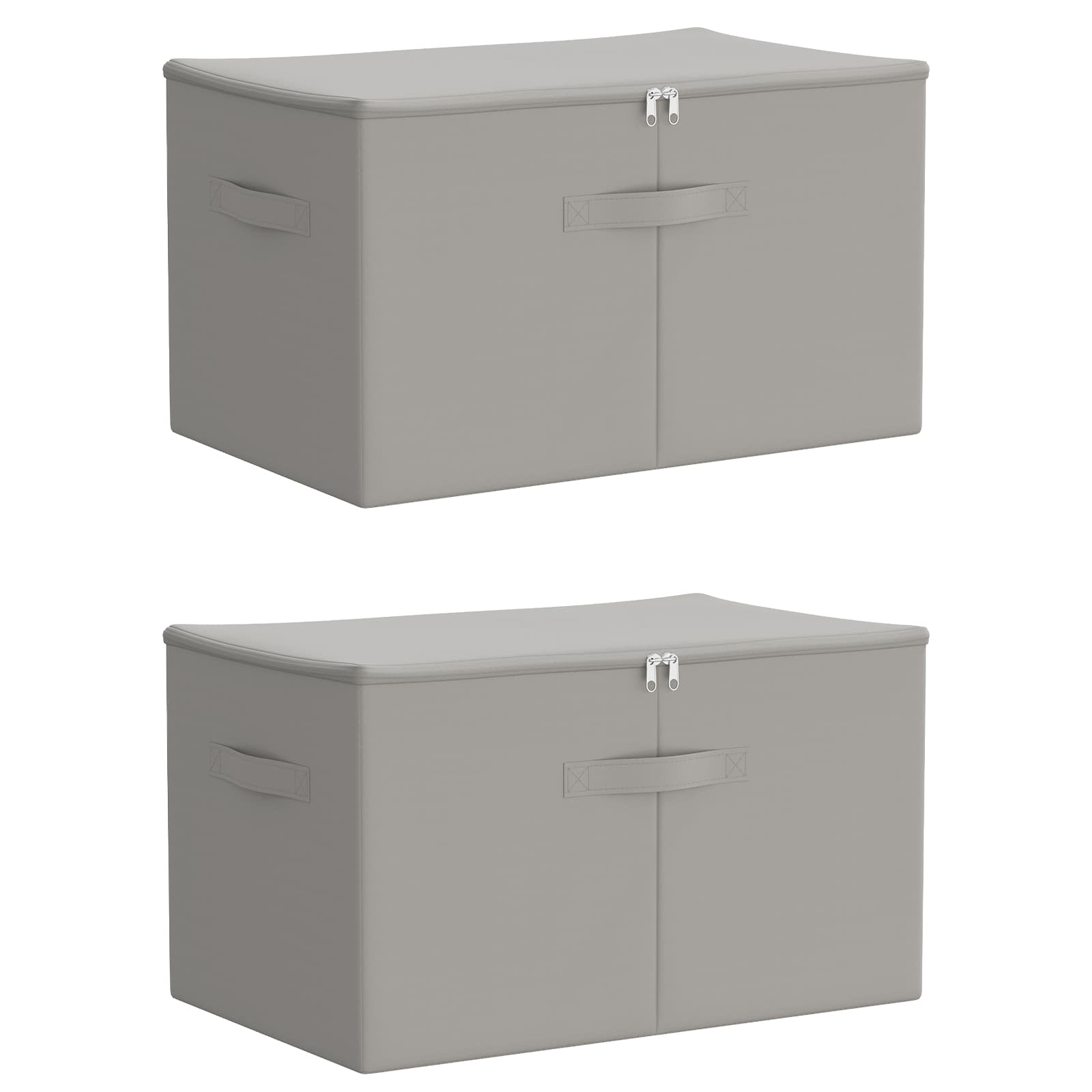 Scatola di Stoccaggio 2 pz Tessuto non tessuto 55 x 35 x 32 cm