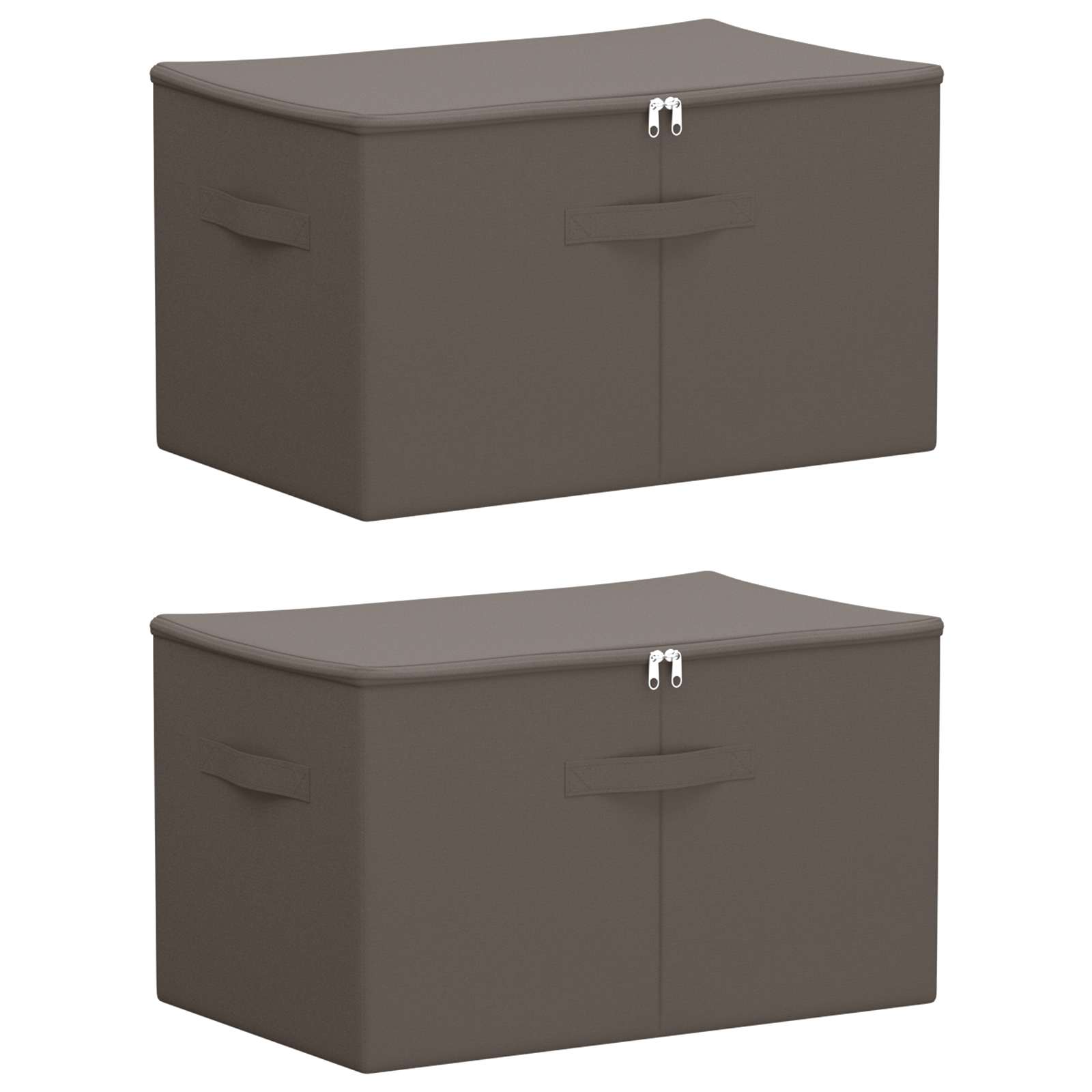Scatola di Stoccaggio 2 pz Tessuto non tessuto 60 x 43 x 35 cm