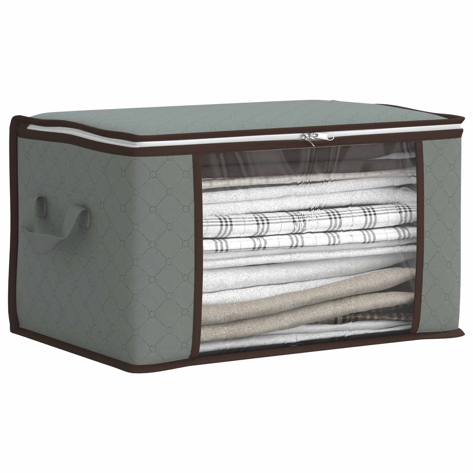 Scatola di stoccaggio con finestra laterale trasparente 2 pz