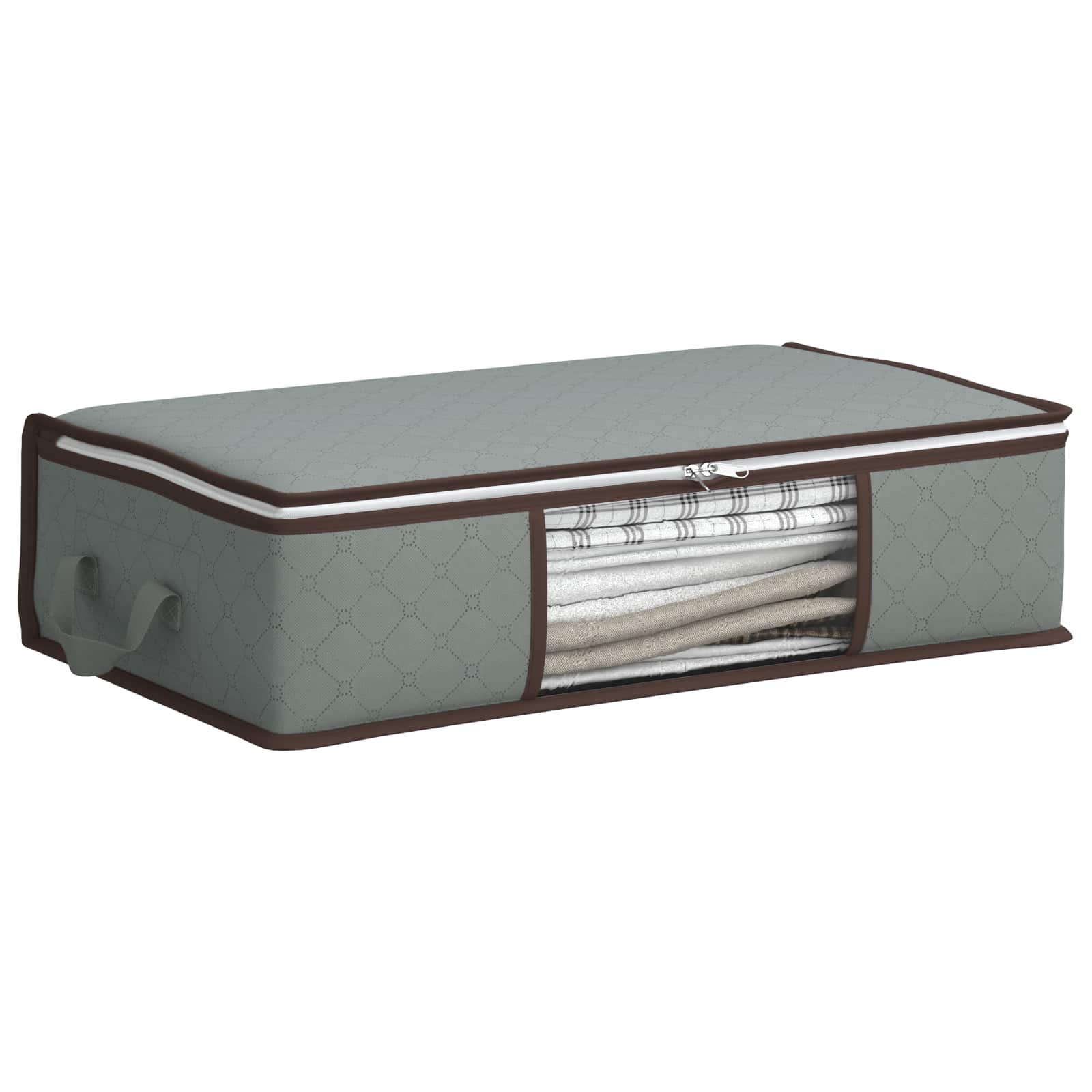Scatola di stoccaggio con finestra laterale trasparente 2 pz