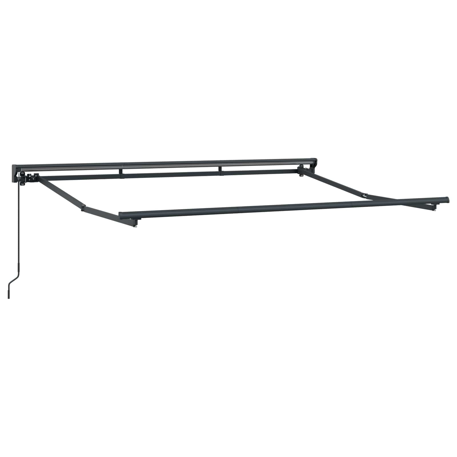 Telaio di tenda manuale Regolabile Antracite 3 x 2 m Acciaio