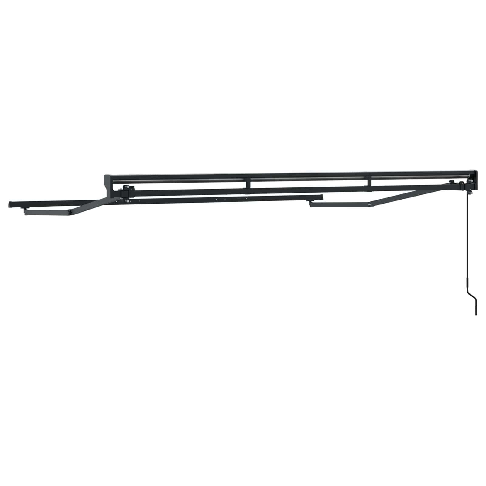 Telaio di tenda manuale Regolabile Antracite 3 x 2 m Acciaio