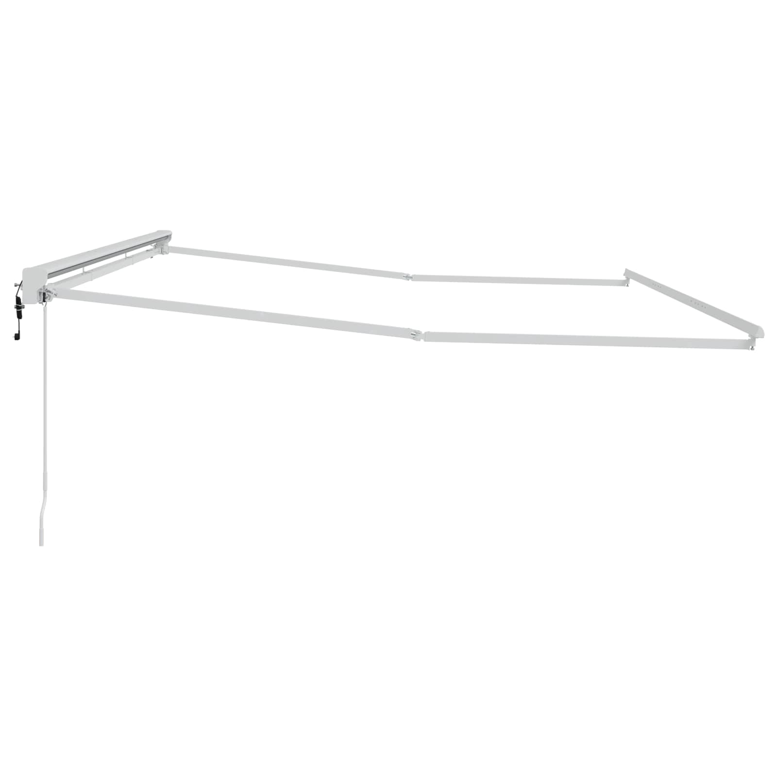 Struttura della tenda elettrica retrattile Bianco 4 × 3 m