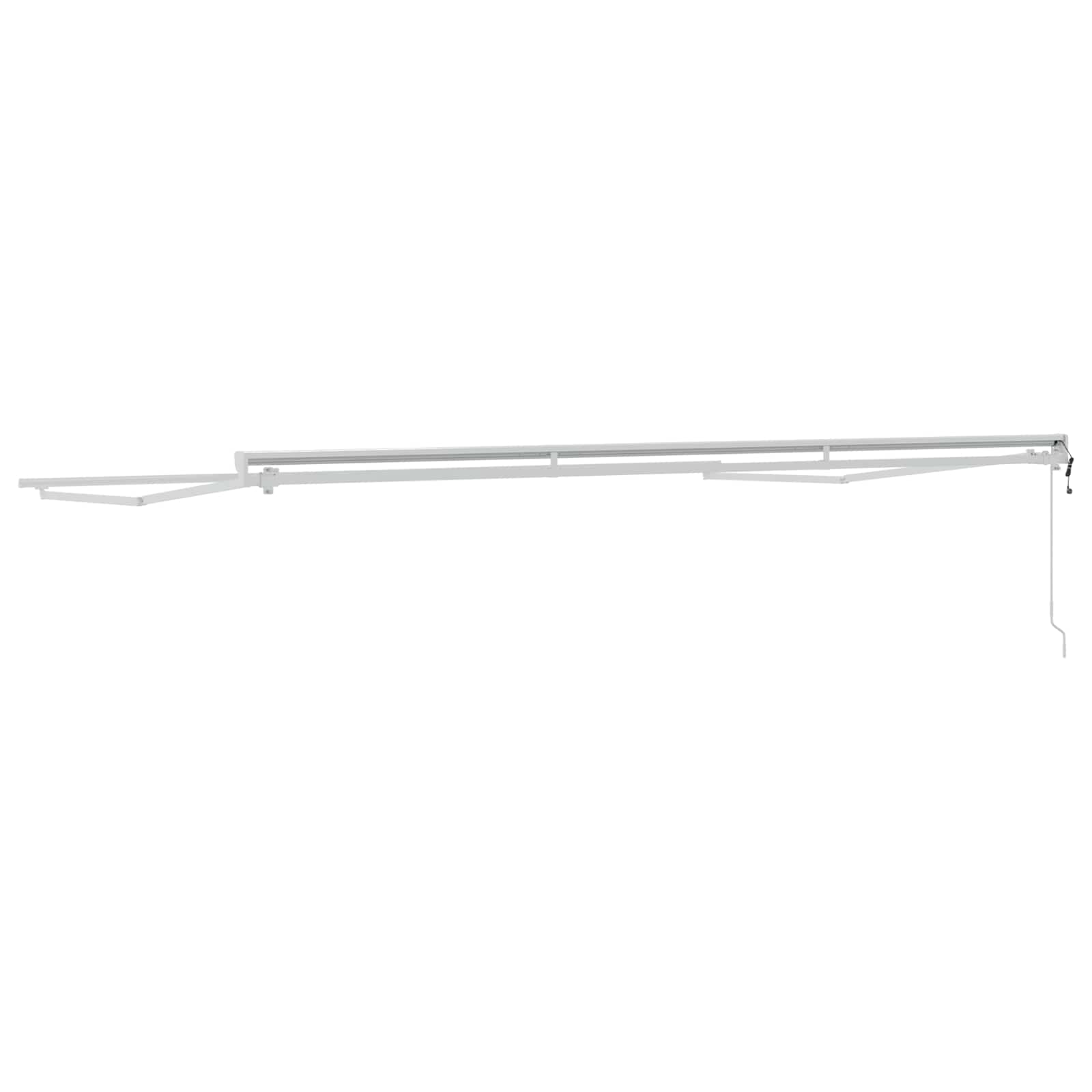 Struttura della tenda elettrica retrattile Bianco 4 × 3,5 m