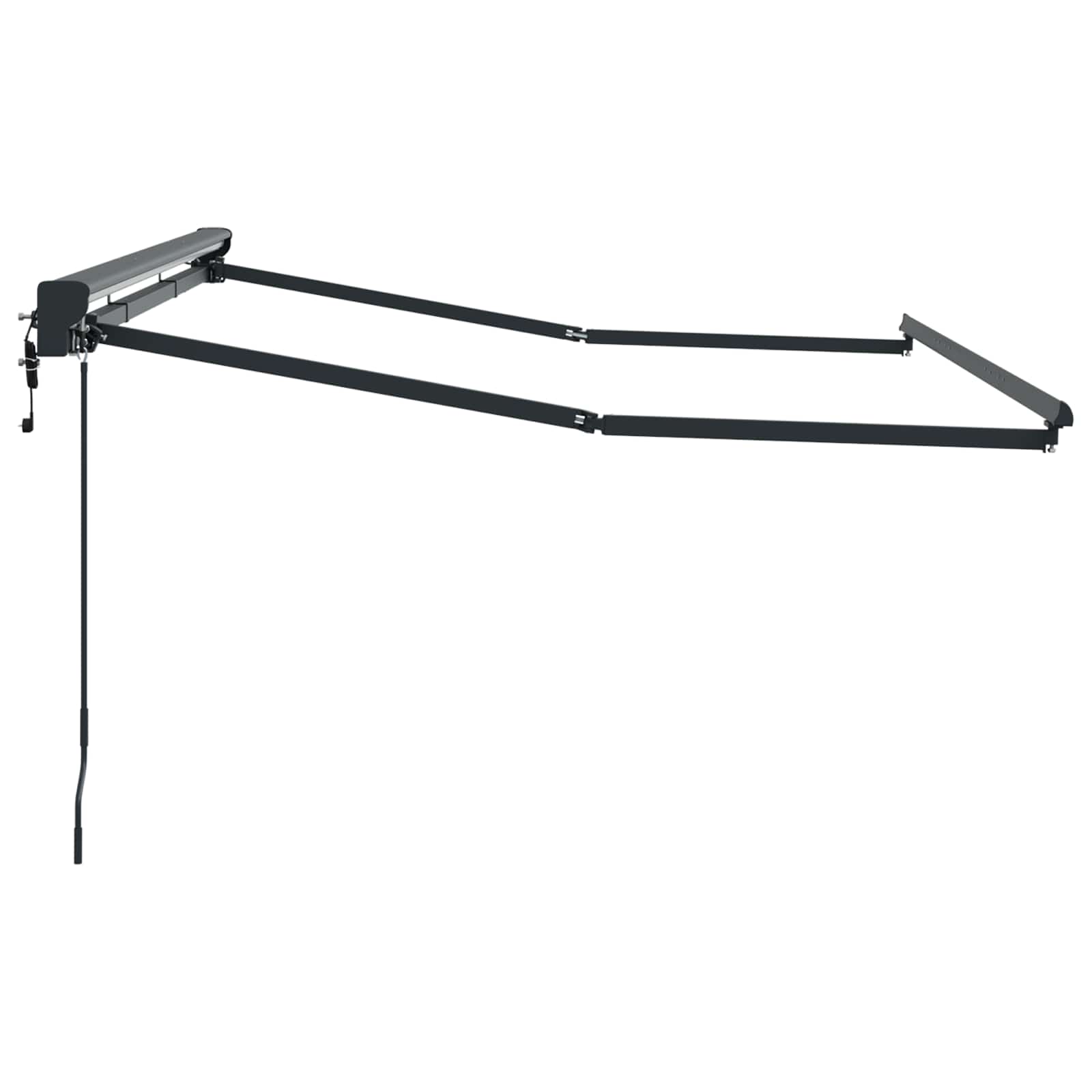 Struttura della tenda elettrica retrattile Antracite 3 x 2 m