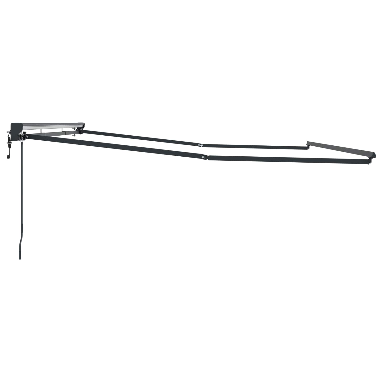 Struttura della tenda elettrica retrattile Antracite 4 × 3,5 m