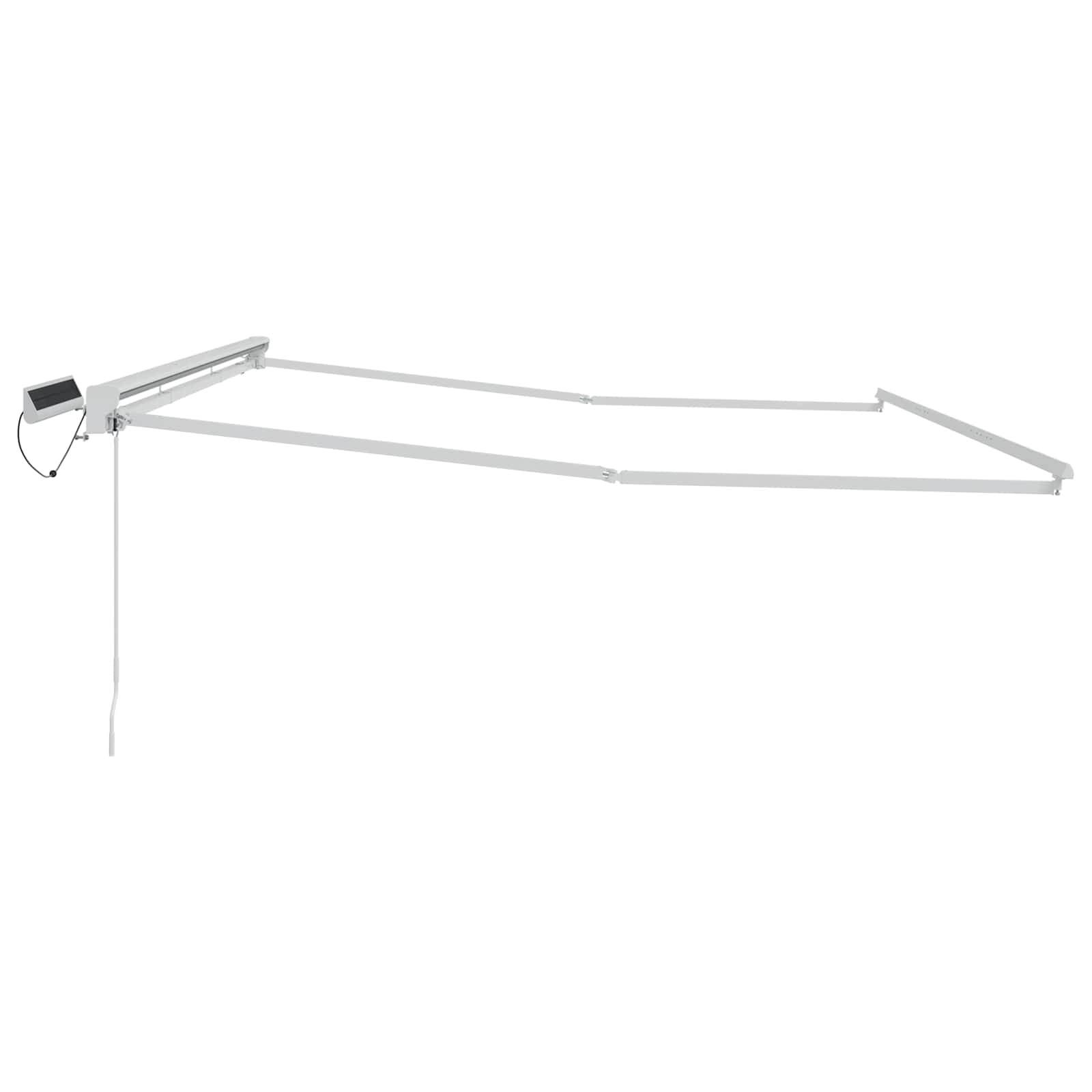 Struttura della tenda elettrica retrattile Bianco 4 x 2 m
