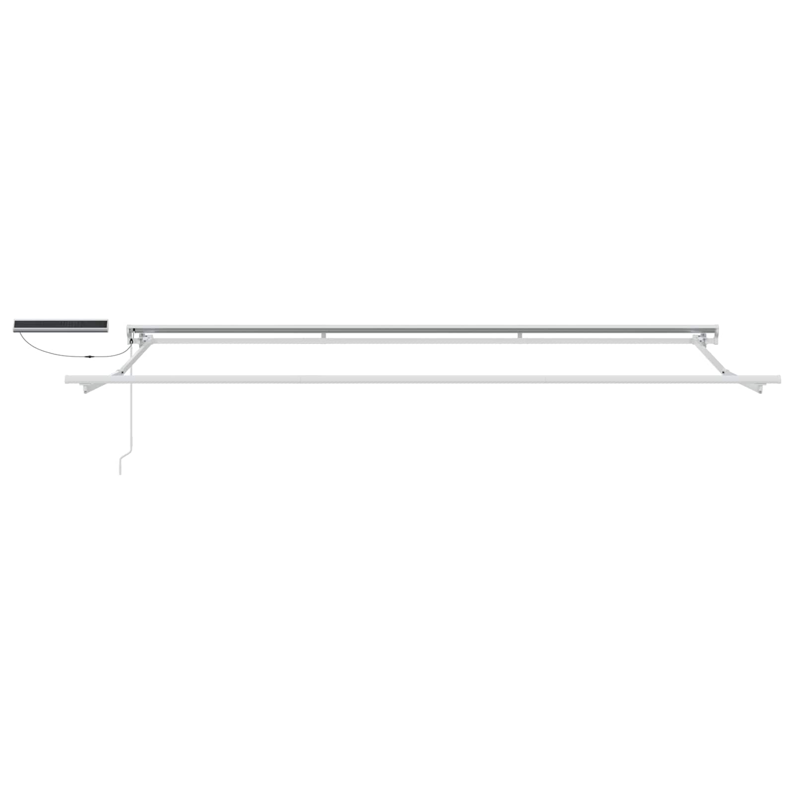 Struttura della tenda elettrica retrattile Bianco 4,5 × 3,5 m