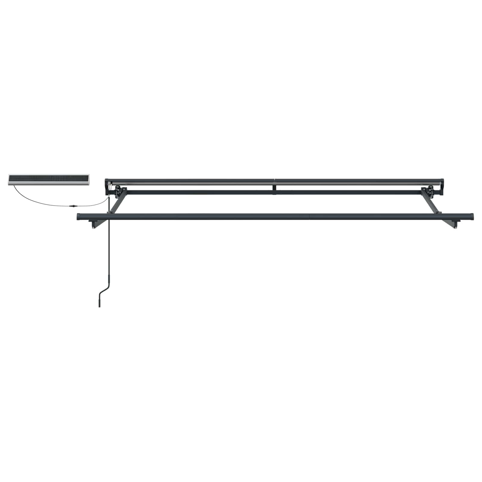 Struttura della tenda elettrica retrattile Antracite 2,5 x 2 m