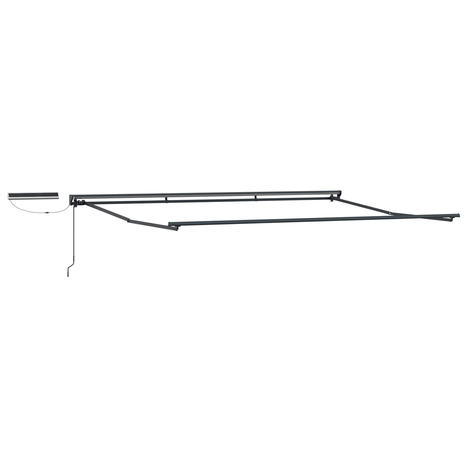 Struttura della tenda elettrica retrattile Antracite 4 × 3 m