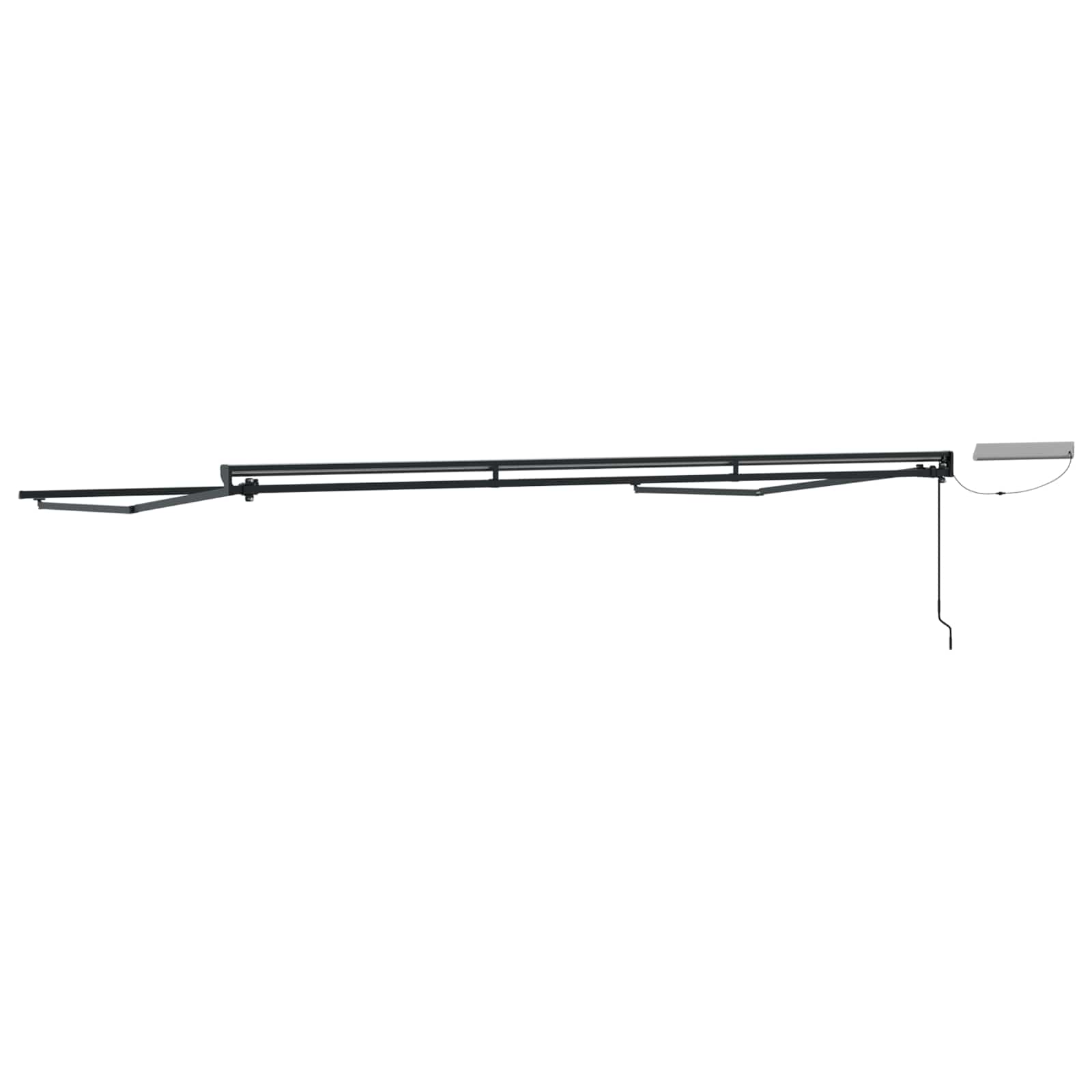 Struttura della tenda elettrica retrattile Antracite 4 × 3 m