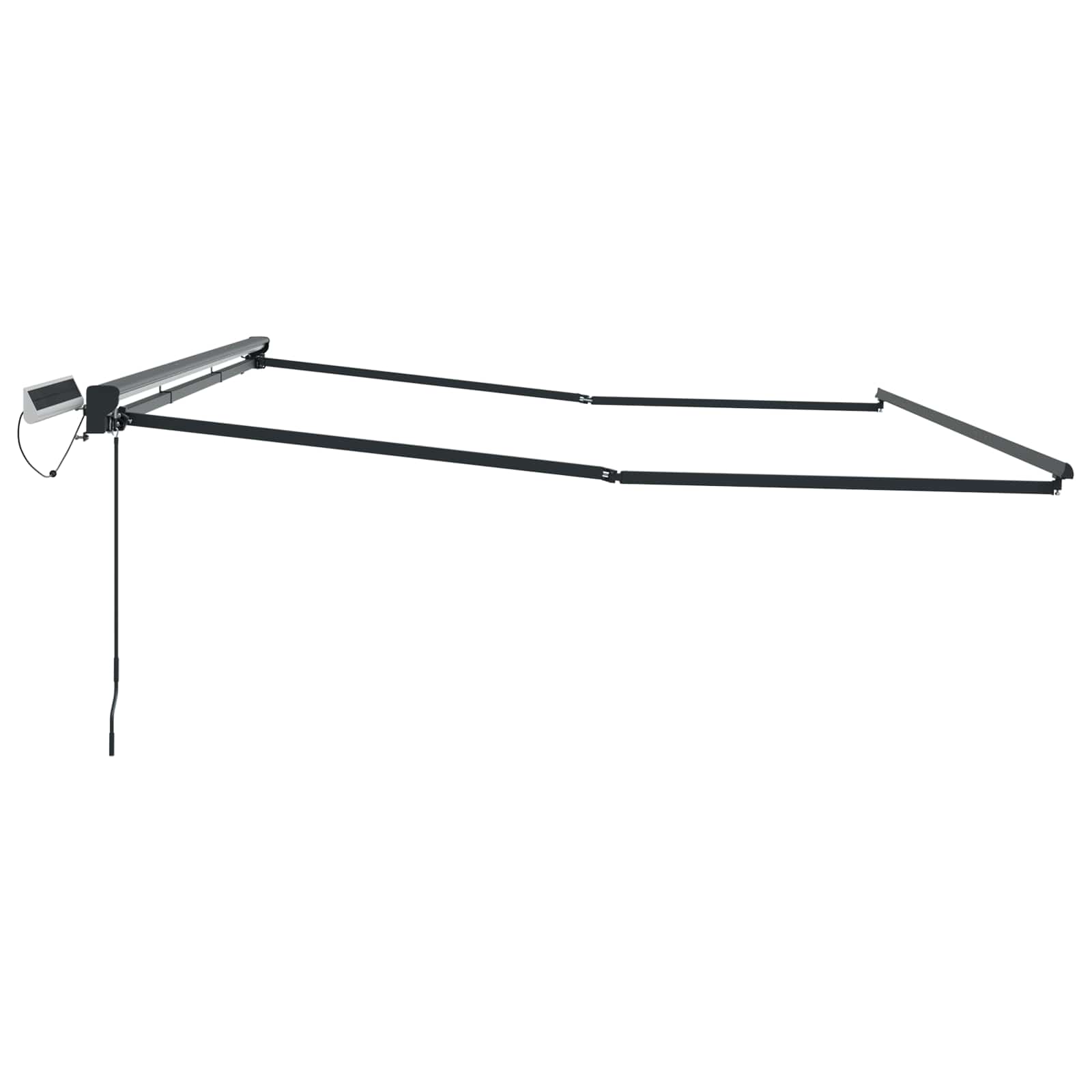 Struttura della tenda elettrica retrattile Antracite Acciaio