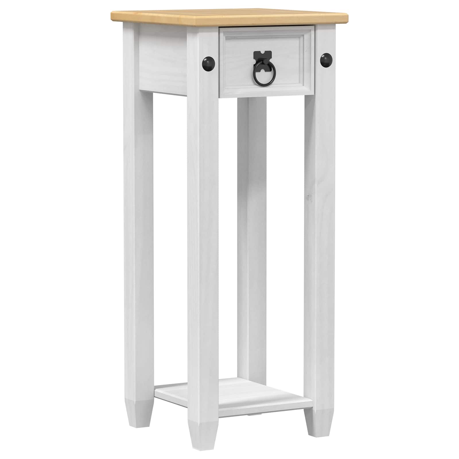 Supporto per piante Bianco 30 x 30 x 73 cm