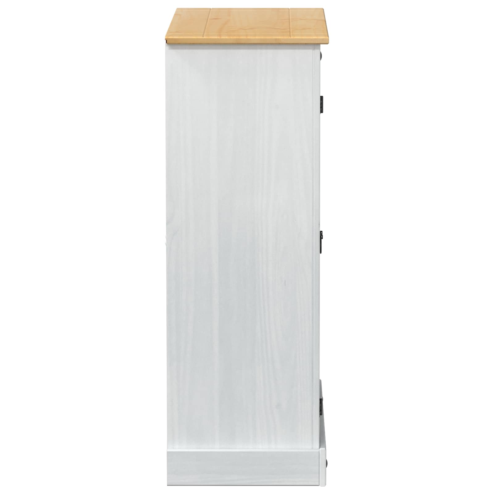 Mobile per scarpe Bianco 86 x 38,5 x 108 cm Pino massello