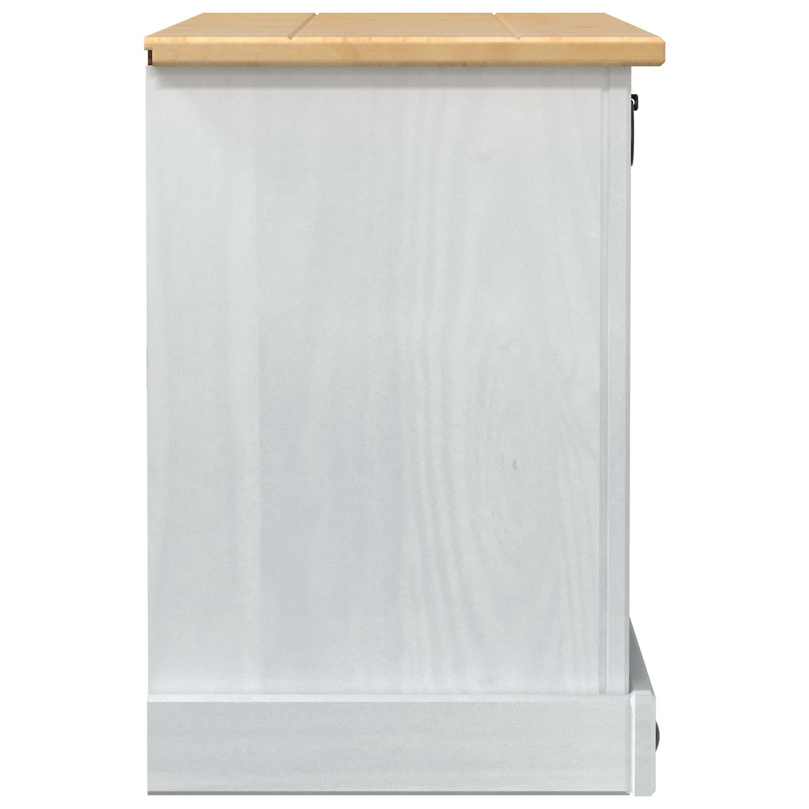 Mobile per scarpe Corona Bianco 99 x 32 x 49 cm Pino massello