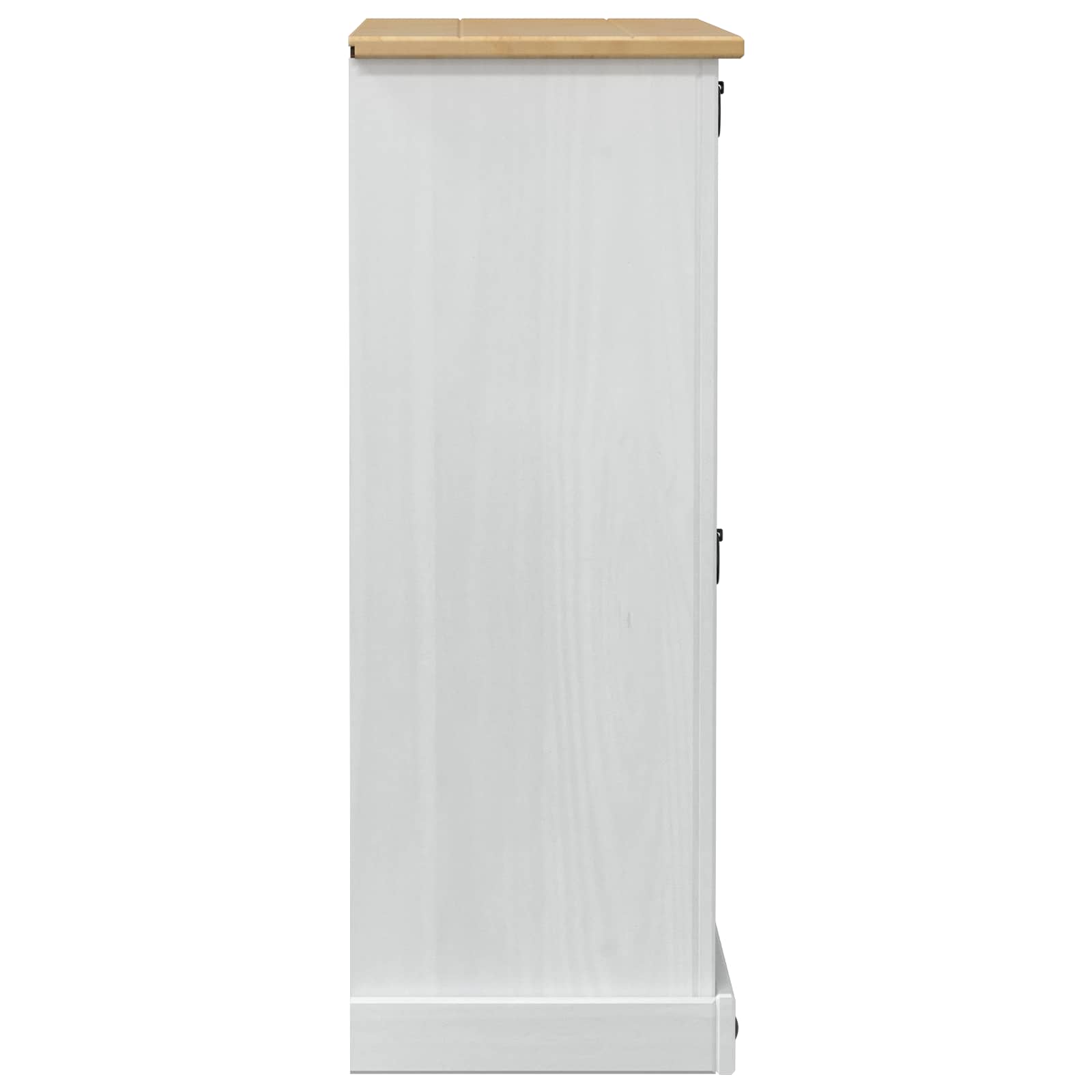 Mobile per scarpe Corona Bianco 99 x 32 x 85 cm Pino massello