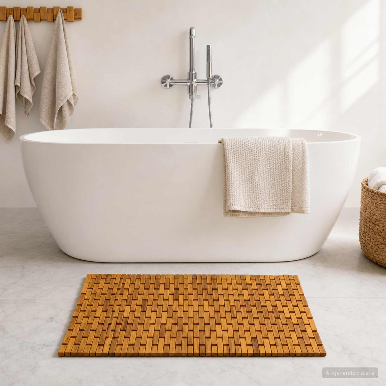 Tappetini da bagno Naturale 65 x 100 cm